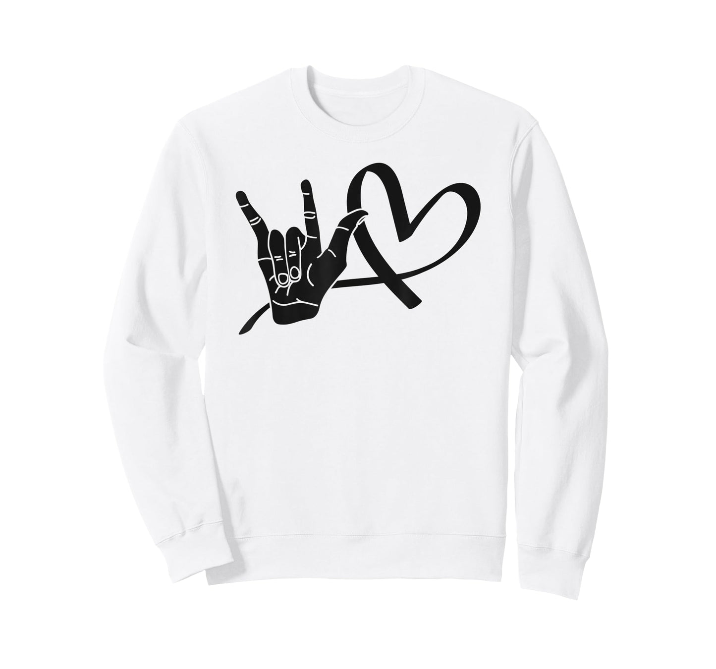 Deaf Awareness Shirts Sign Language Shirt Love ASL Teacher Men Women Kids T-Shirt