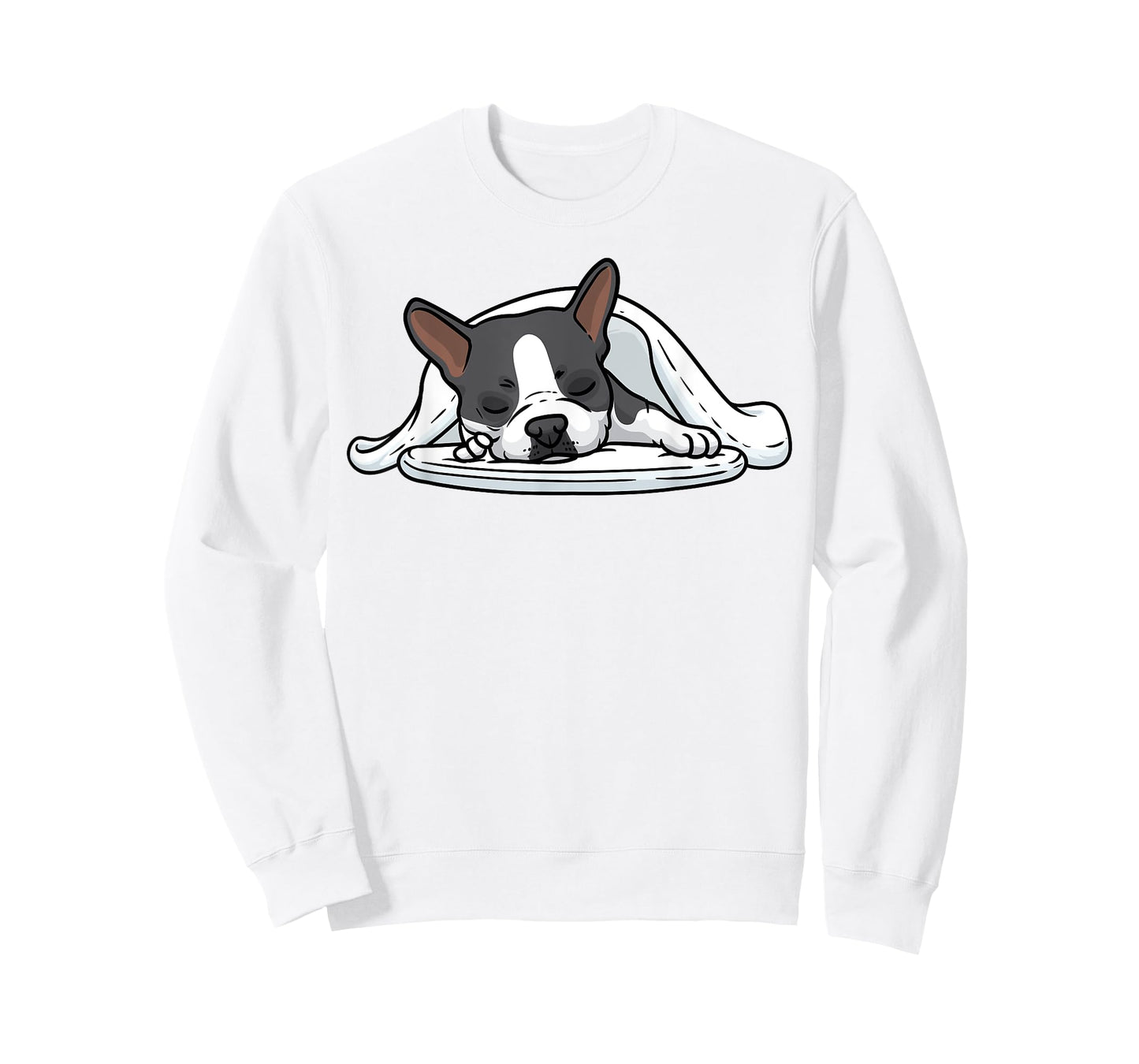 Boston Terrier Dog Official Sleeping Men Women Girls Kids T-Shirt