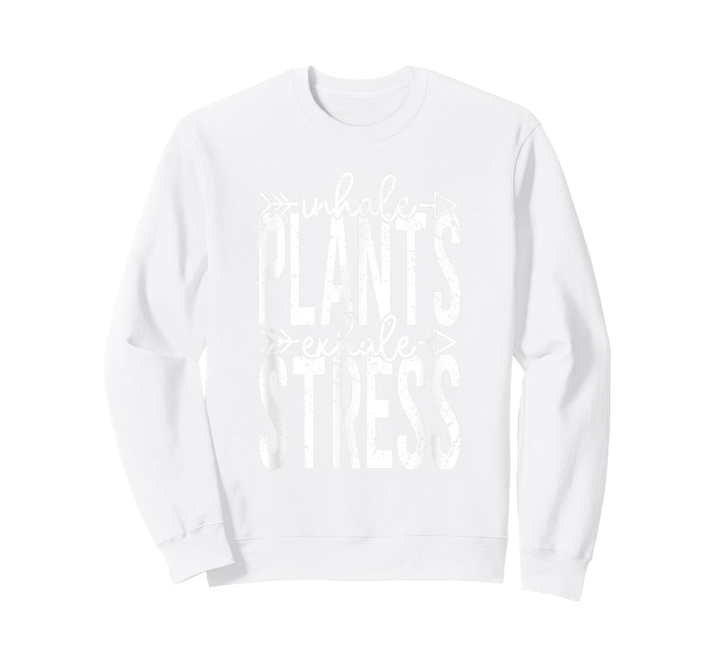 Inhale Plants Exhale Stress Funny Inhale Exhale Meditation T-Shirt