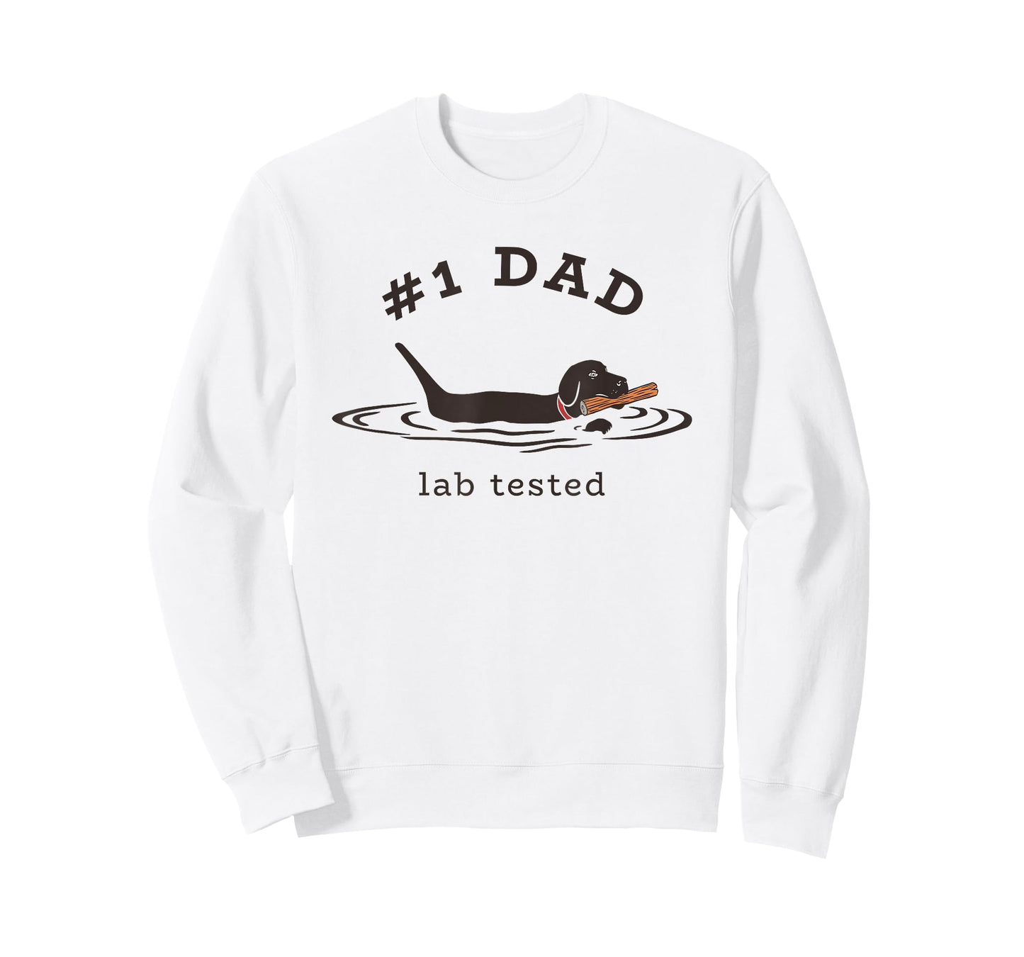 #1 Dad Lab Tested Pun - Labrador Retriever Dog Owner T-Shirt