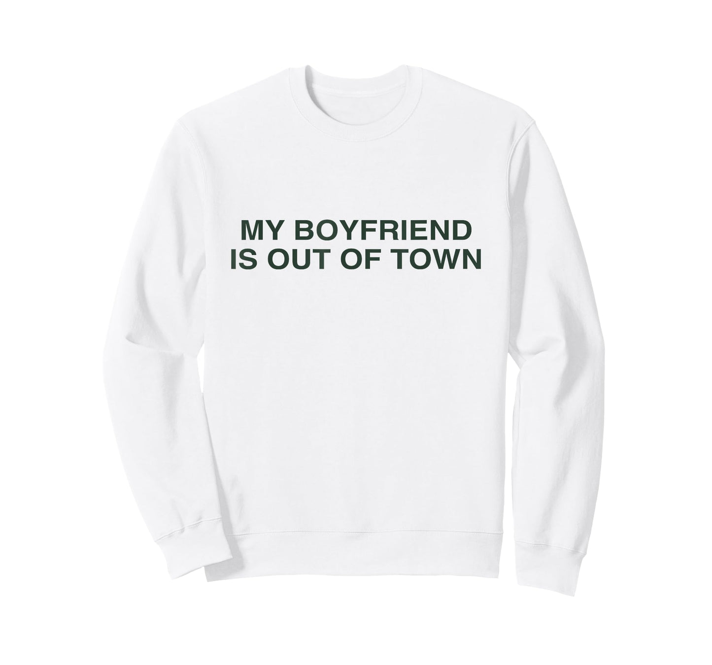 My Boyfriend is Out of Town Y2K Slogan Women T-Shirt