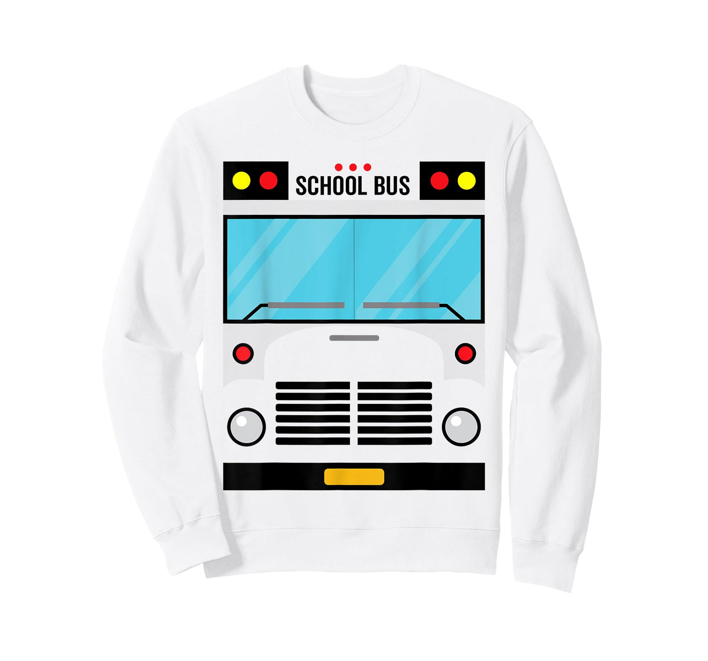 School Bus Costume Simple Halloween Costume Easy Oufit T-Shirt
