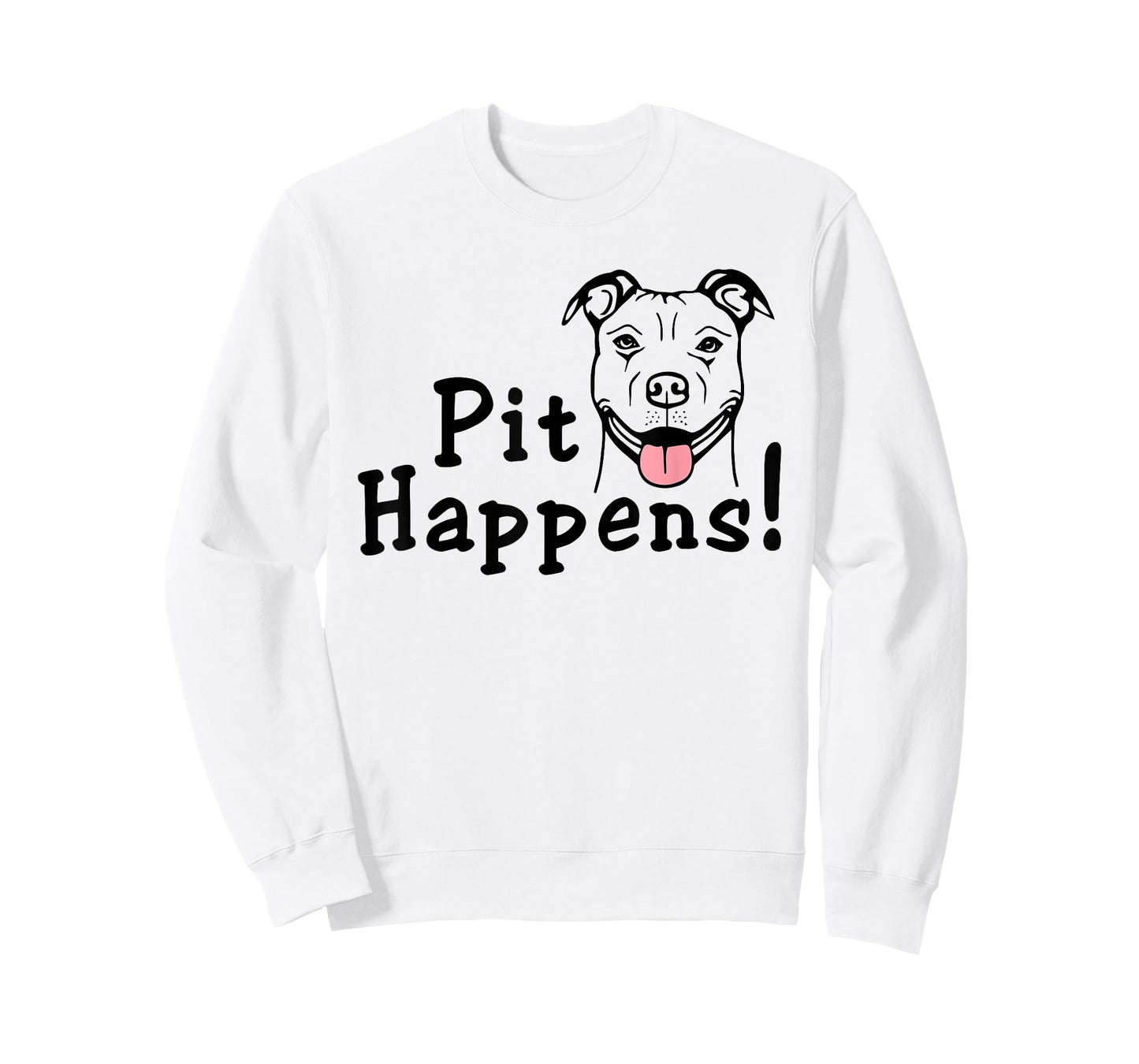 Pit Happens Pit Bull Mom Dog Bad Attitude Ladies Pitbull T-Shirt