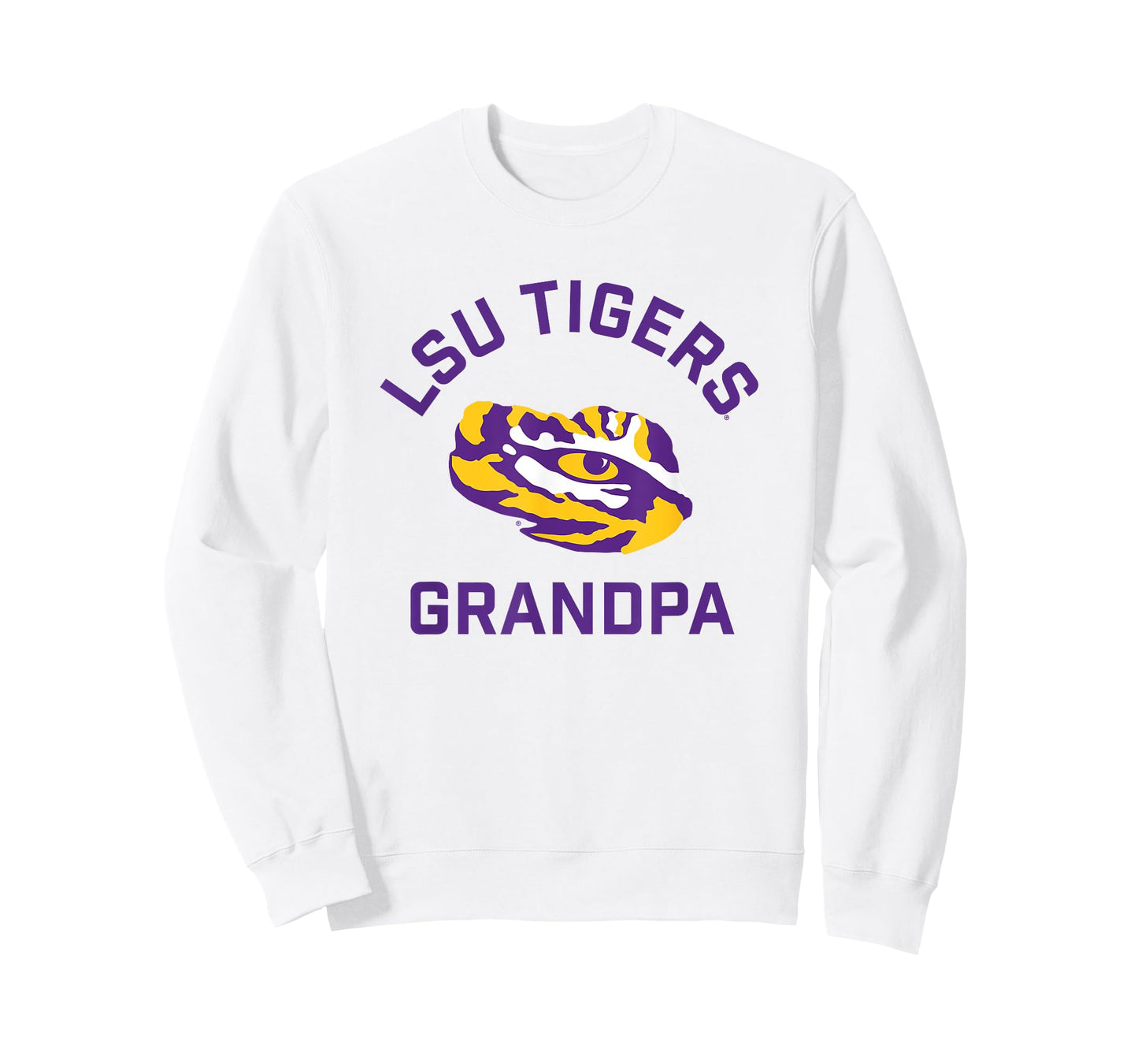 LSU Tigers Arched Grandpa T-Shirt