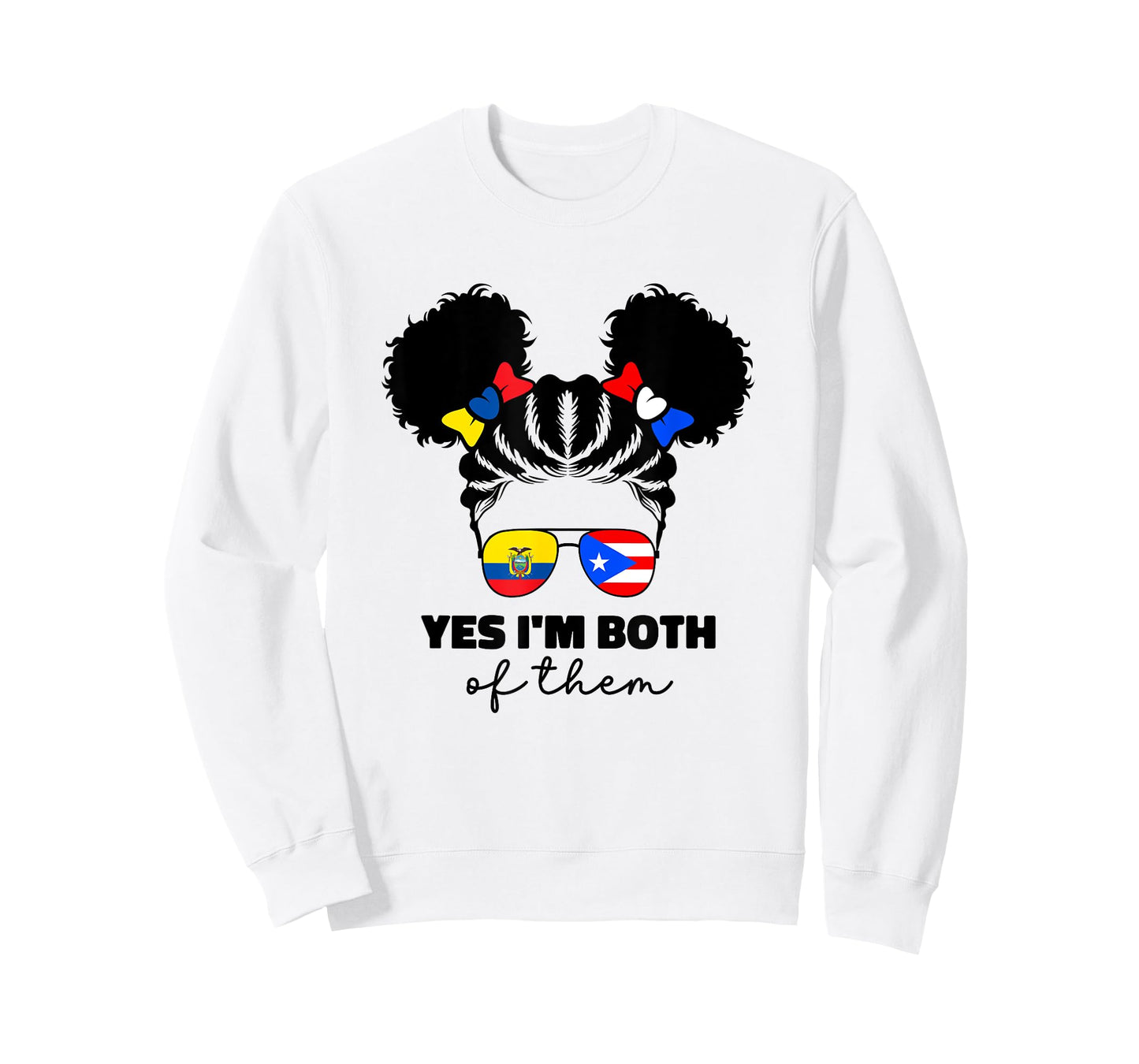 Ecuadorian And Puerto Rican Rico Ecuador Flag For Kids Girl T-Shirt