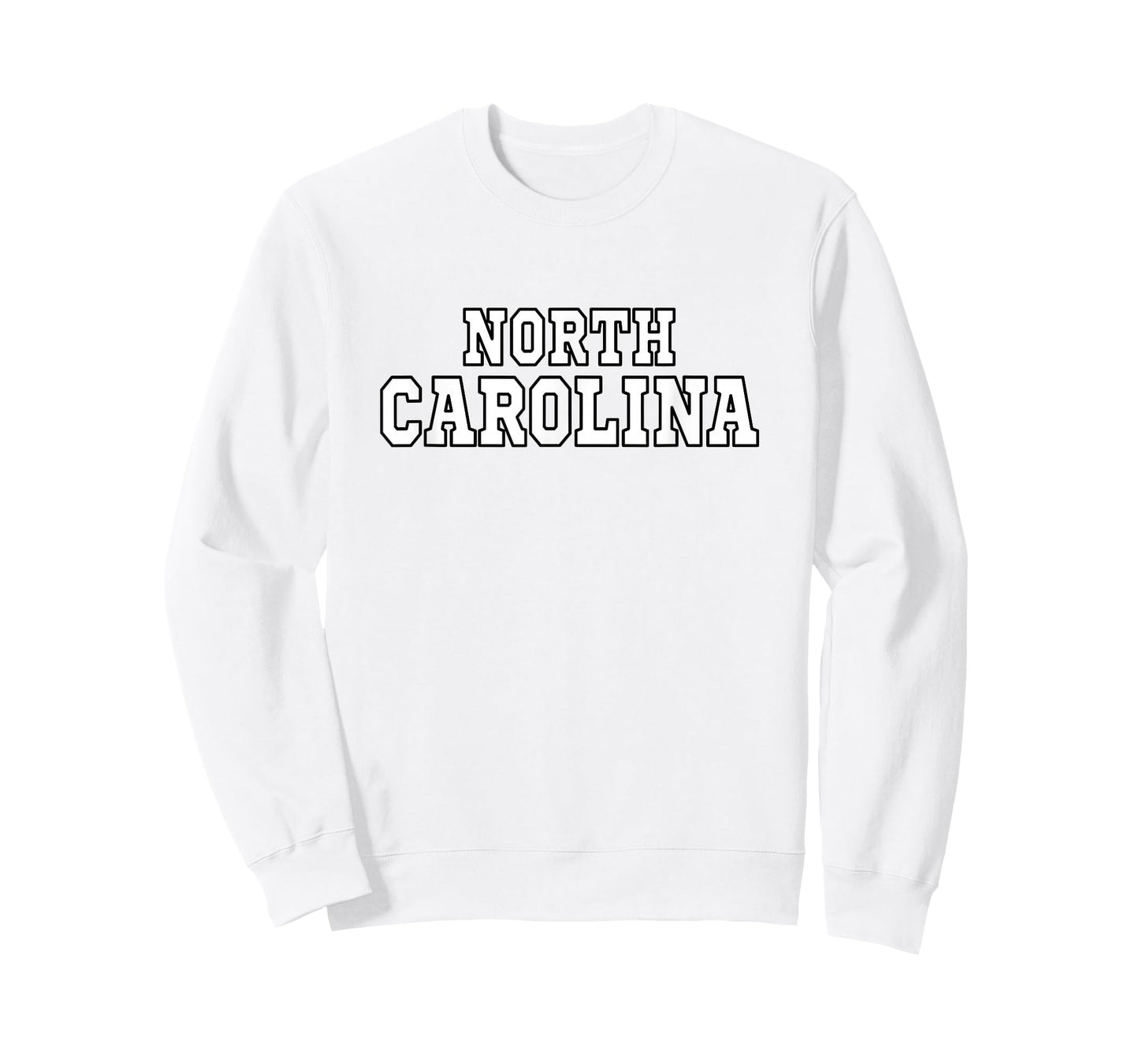 Graphic Apparel Co. NORTH CAROLINA - Throwback Design - Classic T-Shirt
