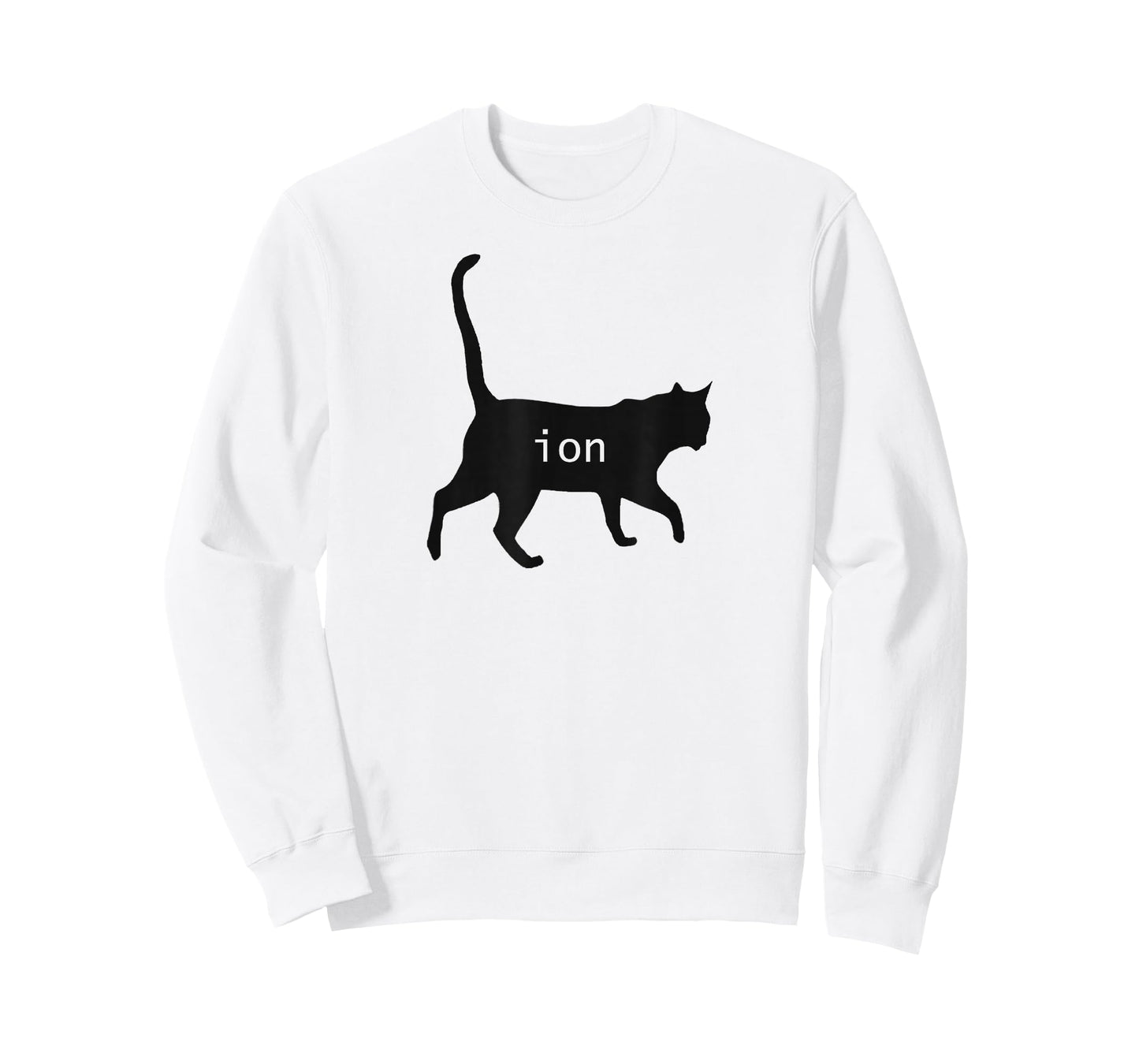 Cation Joke Cute Science Cat Funny Chemistry Teacher Gift T-Shirt