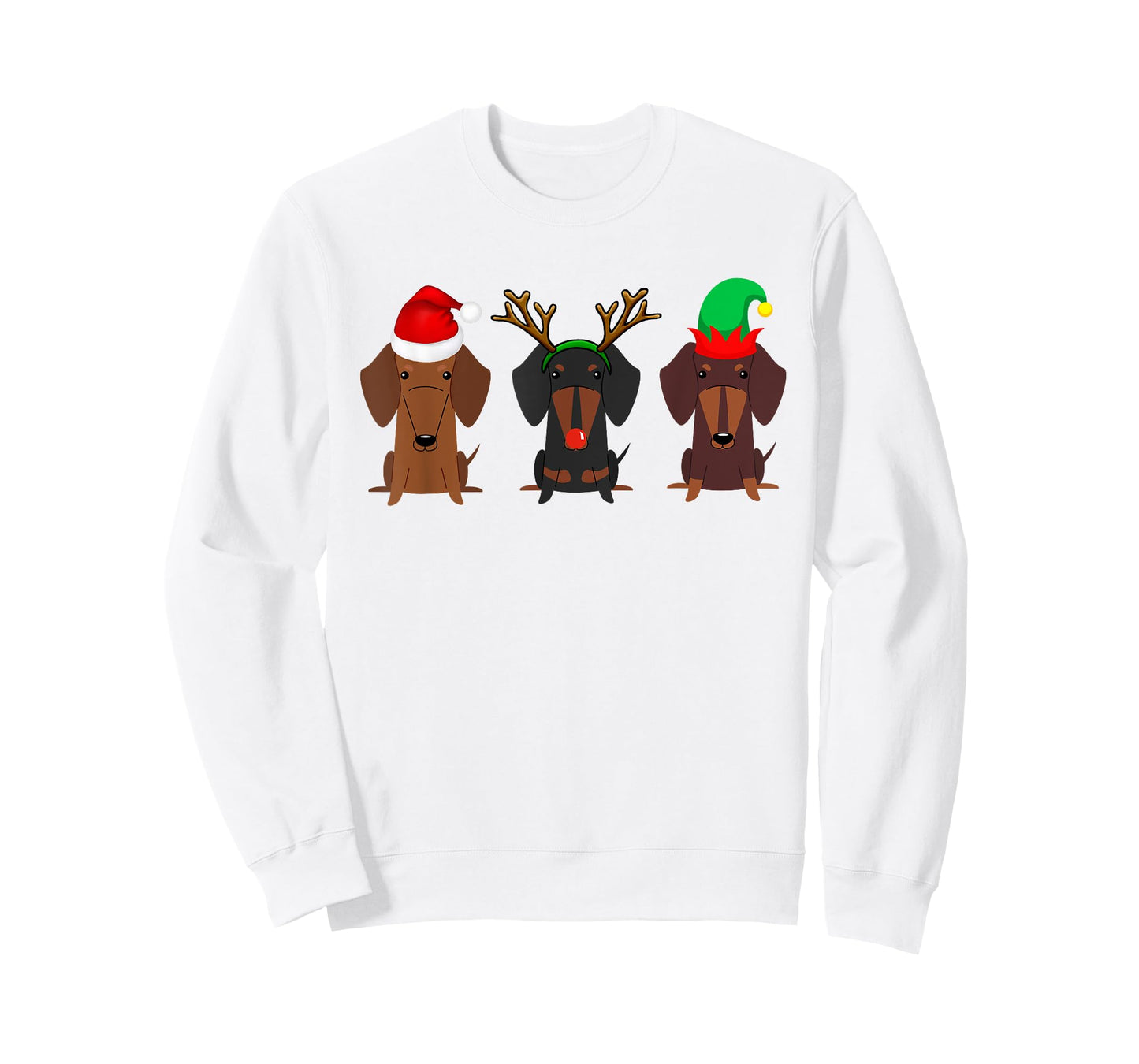 Dachshund Christmas Mom Women Weiner dog gift T-Shirt