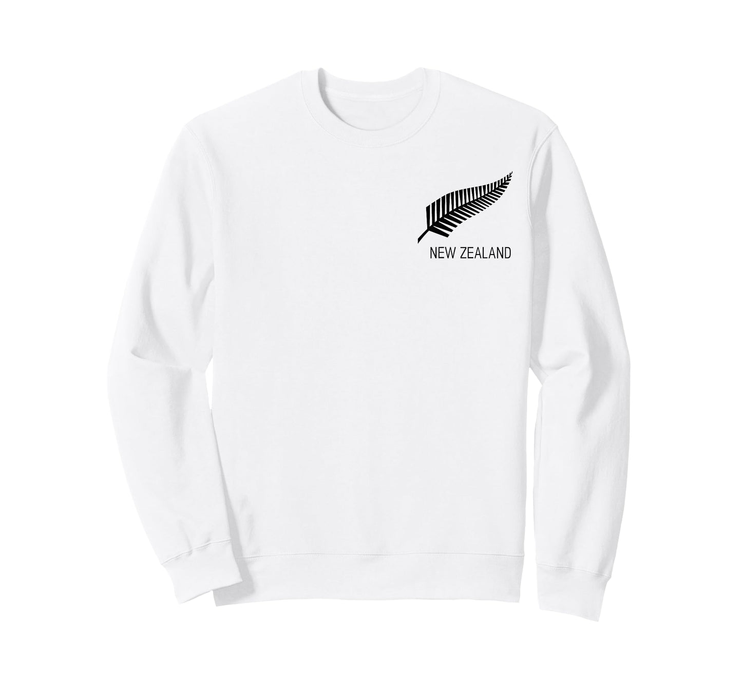Black New Zealand Fern Shirt Mens Black Proud Kiwi NZ Rugby T-Shirt