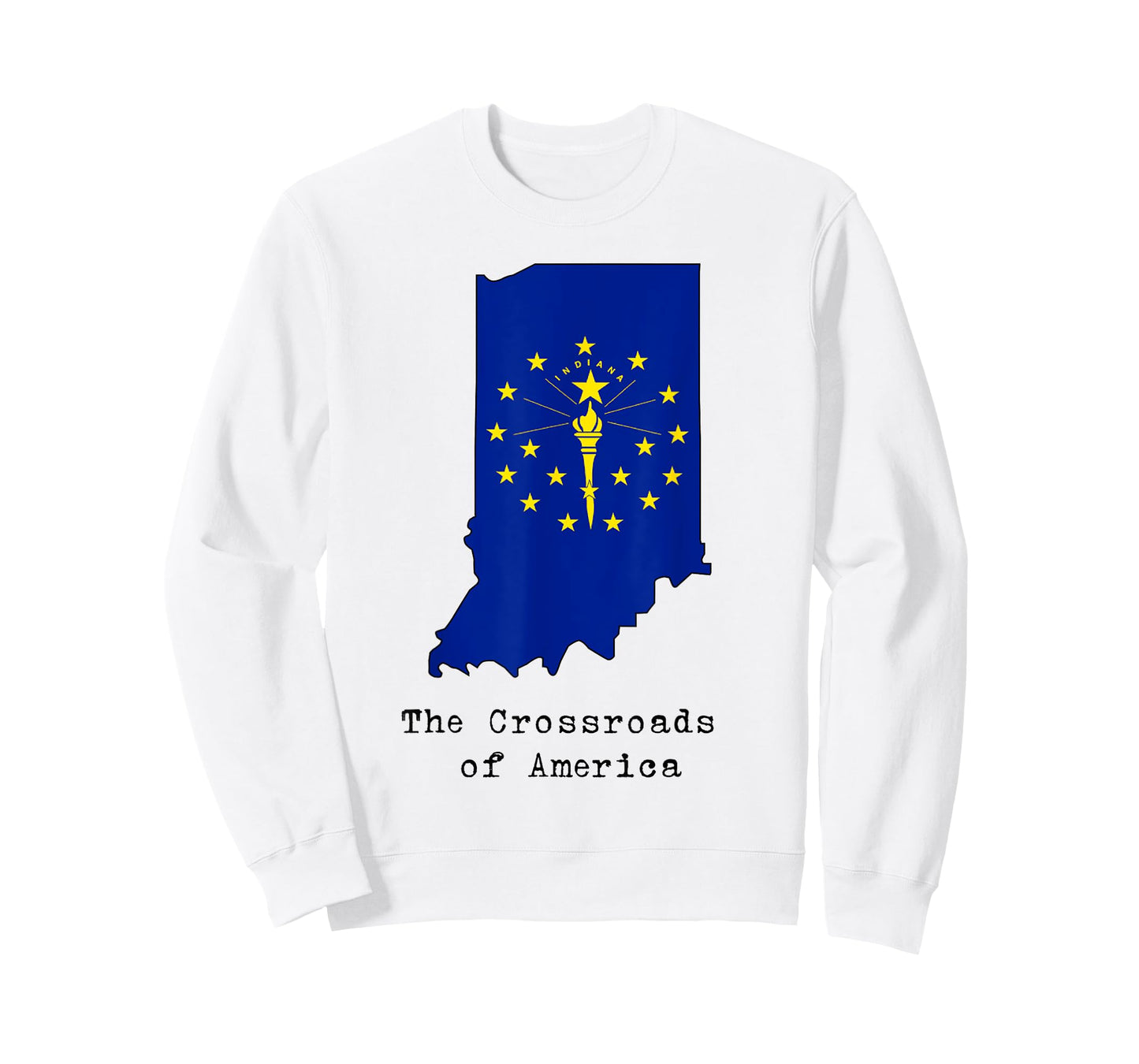 Indiana Crossroads US Home State Souvenir Hometown T-Shirt