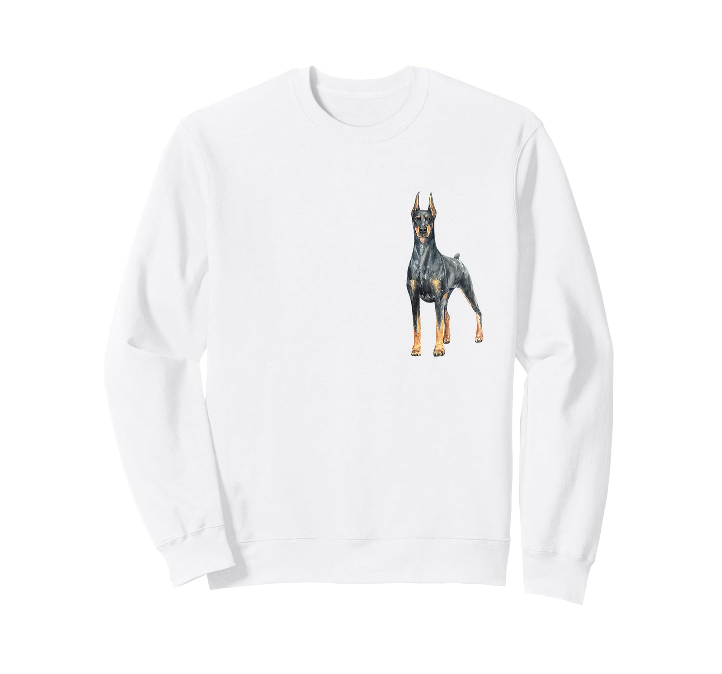 #snirt Doberman T-Shirt with Breed Dog Motif Hoodie Print T-Shirt