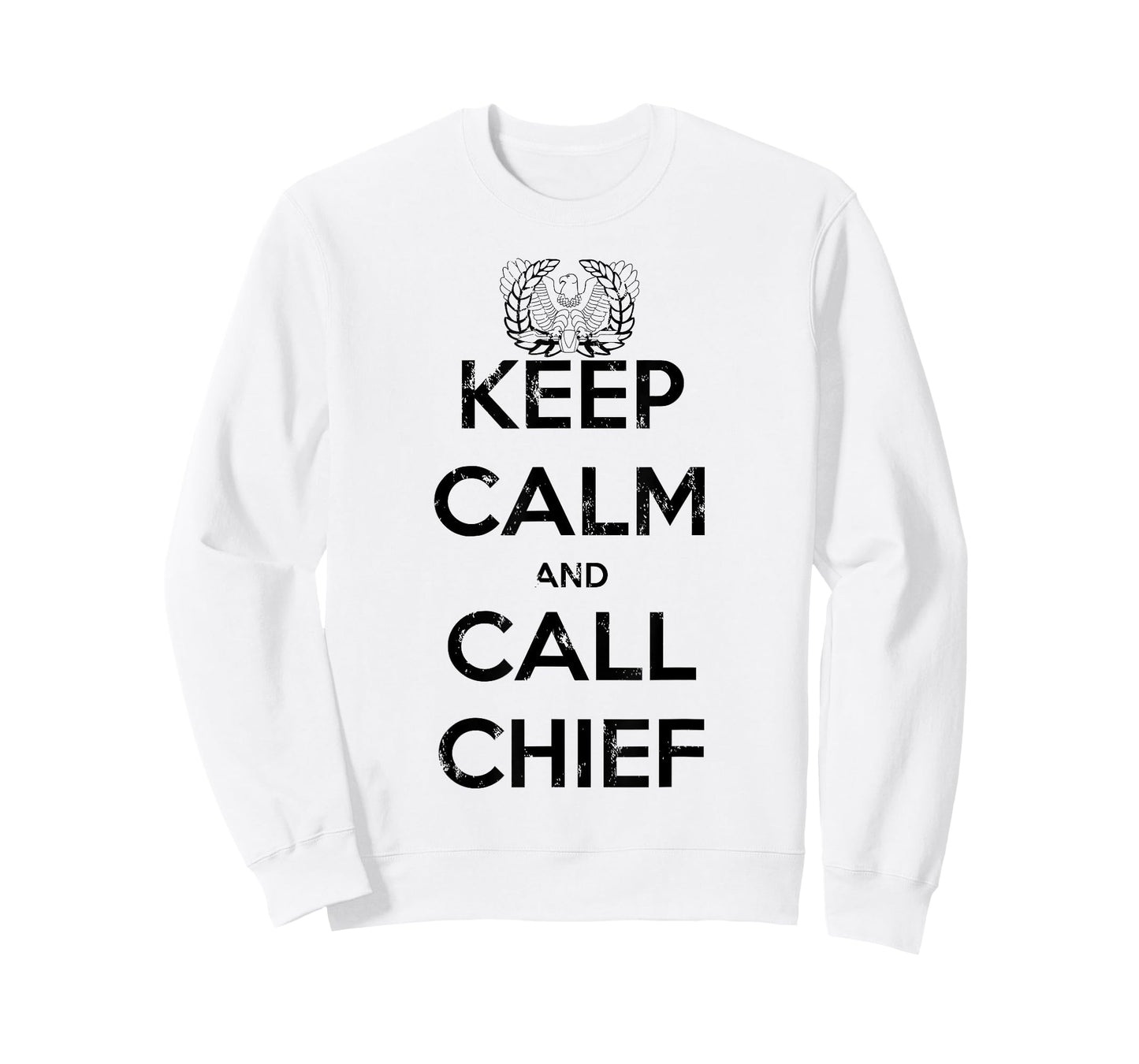 KEEP CALM and CALL CHIEF Warrant Officer Corps Eagle Rising T-Shirt