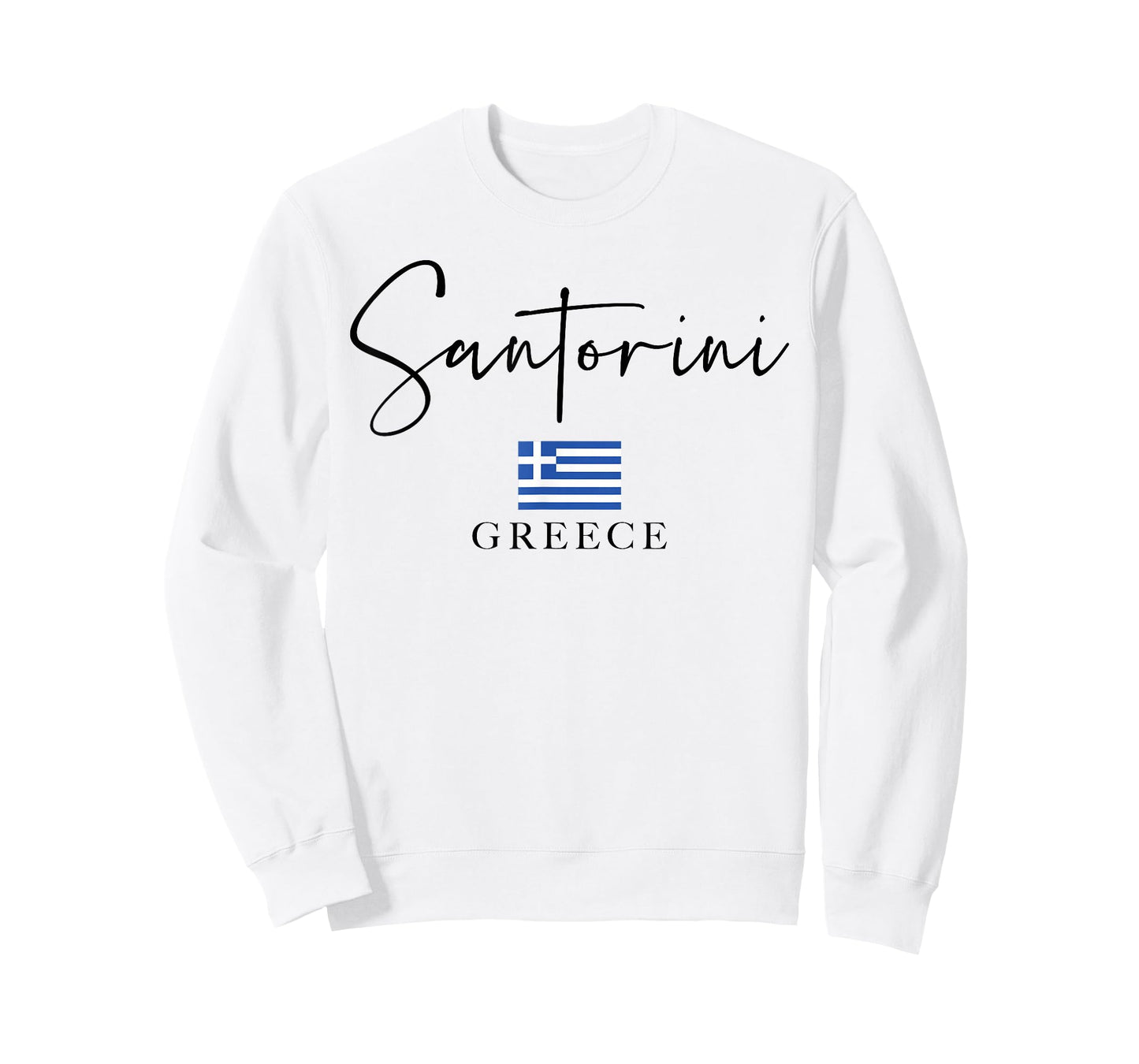 Greece Flag Vacation - Island Santorini T-Shirt