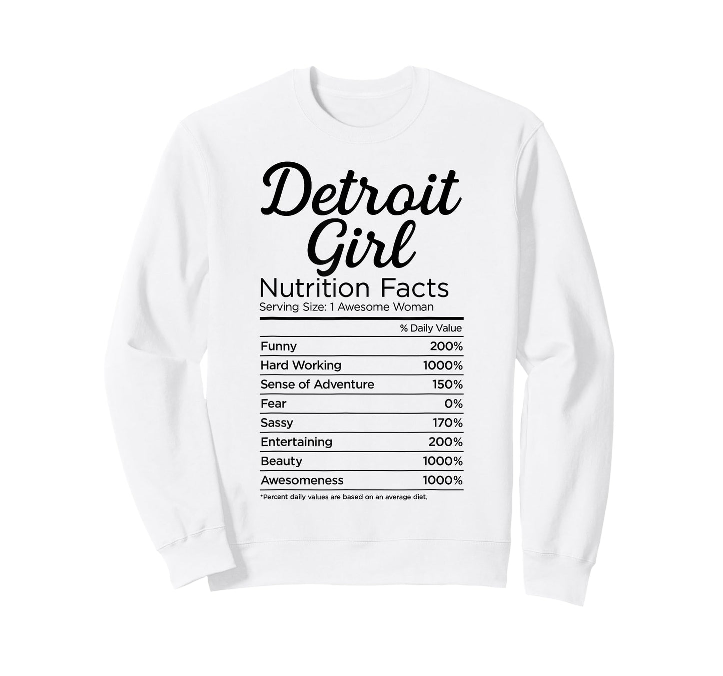 Detroit Girl Michigan Women Girl Funny Home Female Sports T-Shirt