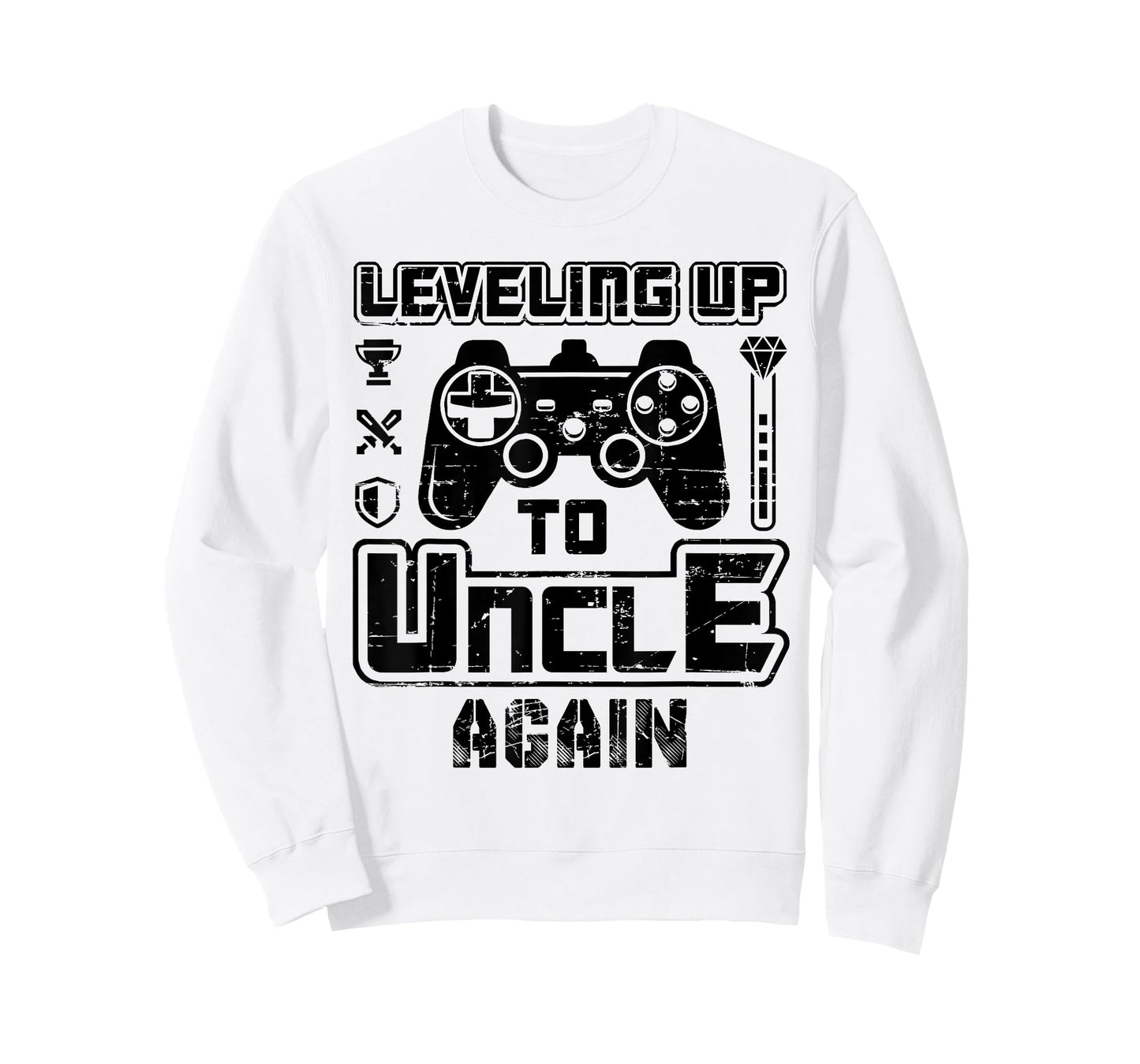 Leveling Up To Uncle Again Pregnancy Announcement T-Shirt