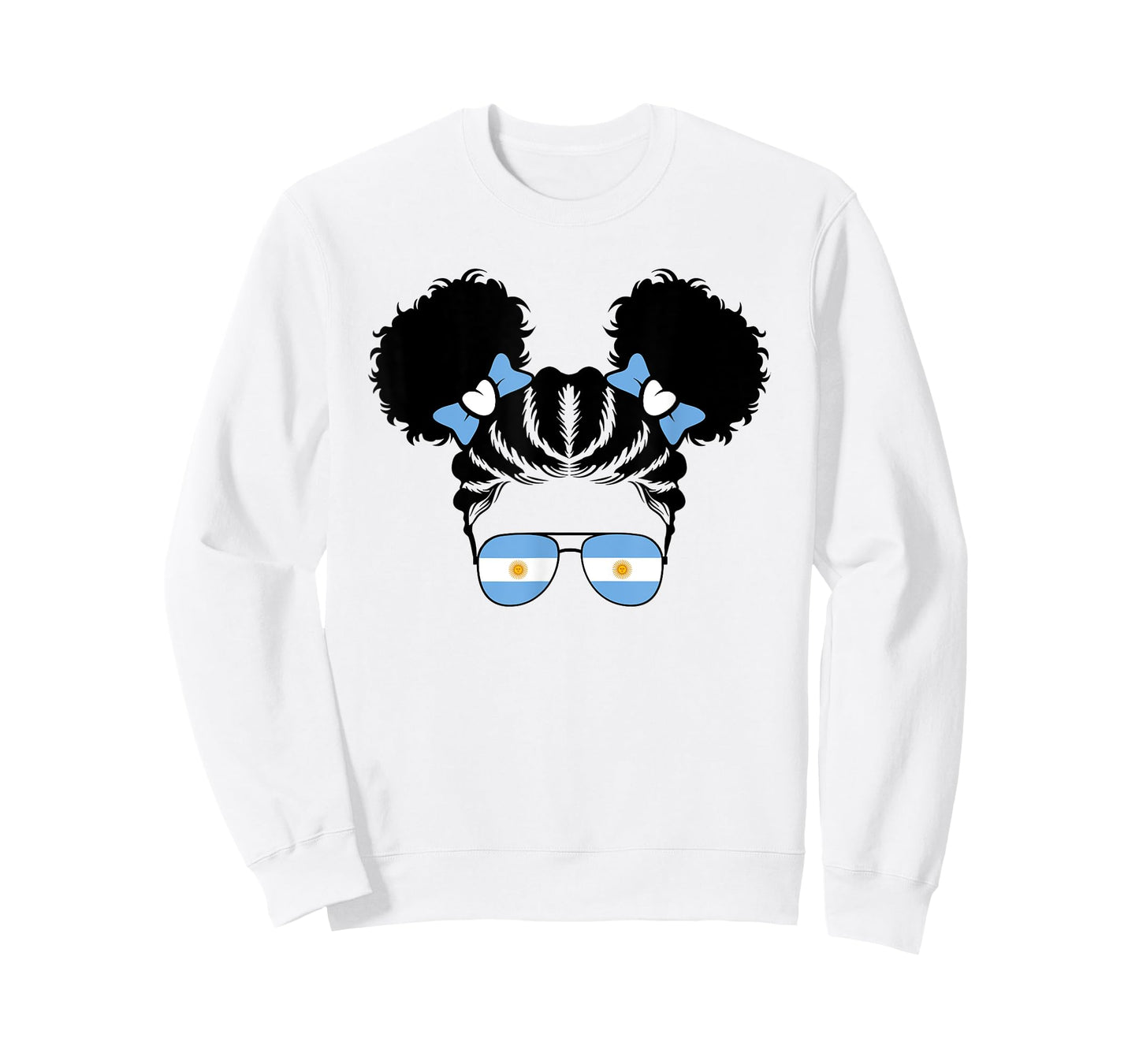Argentinian Girl Kids Argentine Argentina Flag Youth Girls T-Shirt