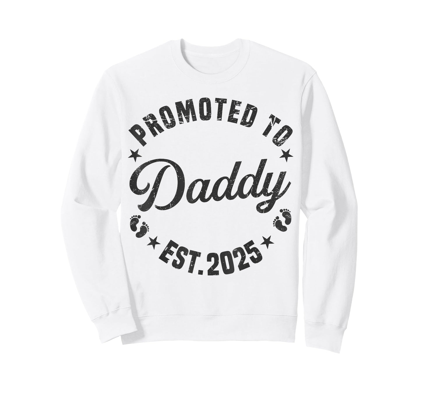 Promoted To Daddy Est 2025 Funny New Dad Soon To Be Daddy T-Shirt