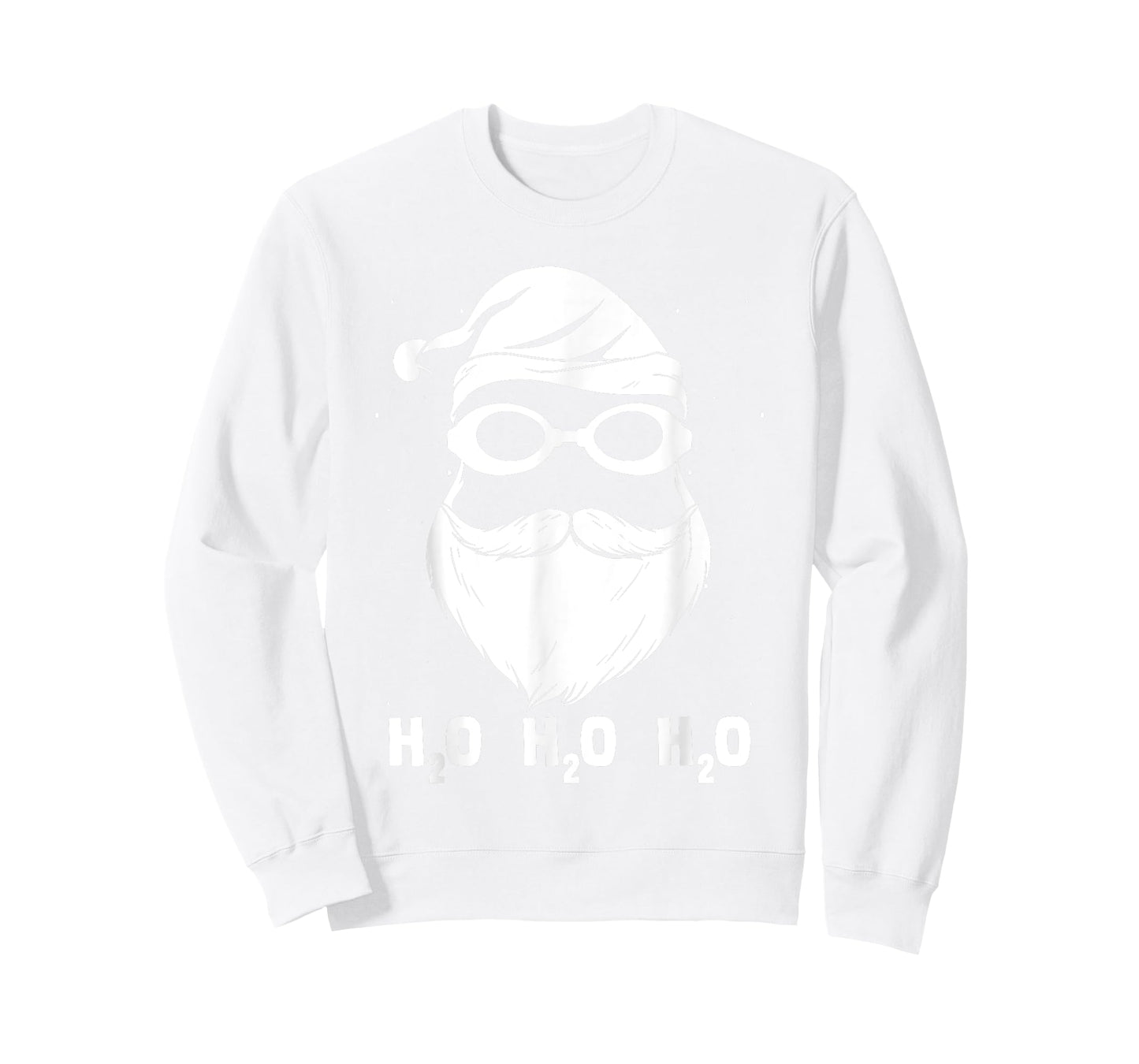 H2o H2o H2o Santa Claus Swimming Santa Hat Swimming Lover T-Shirt