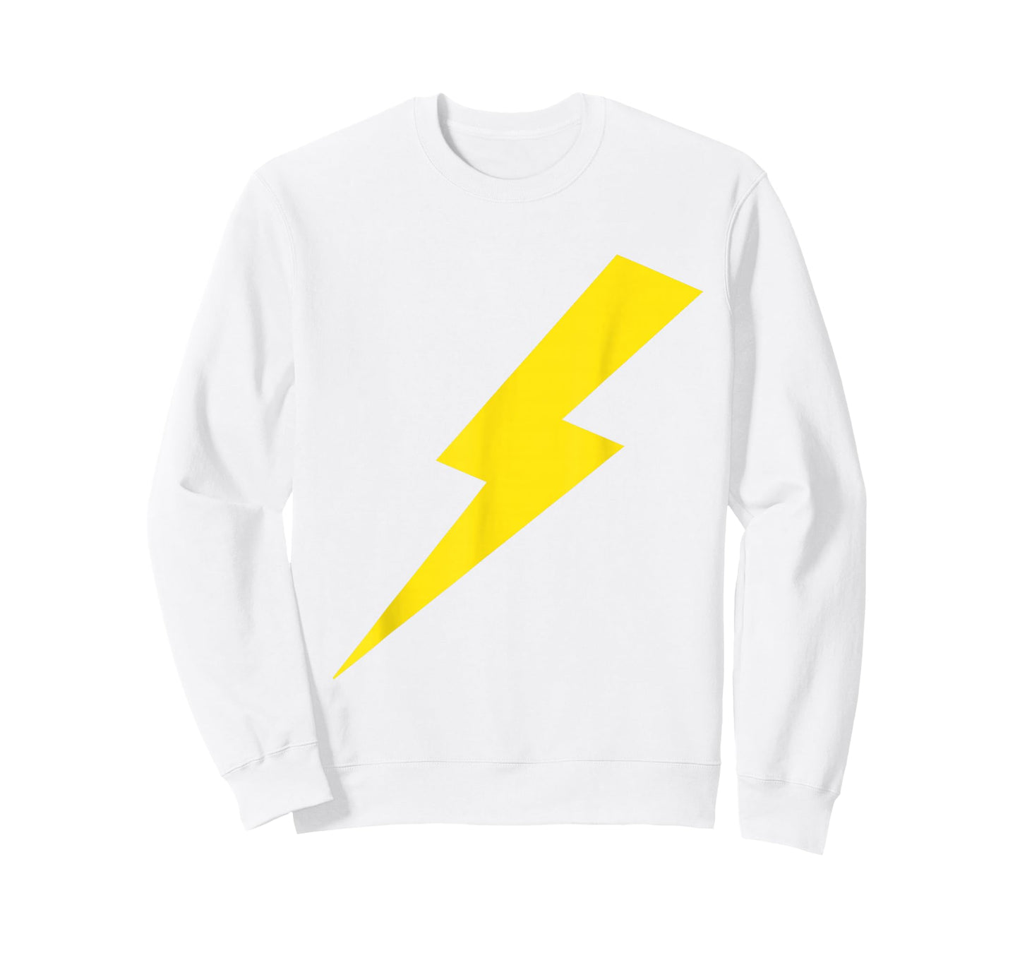Cool Lightning Bolt Yellow Print Tee Shirt T-Shirt