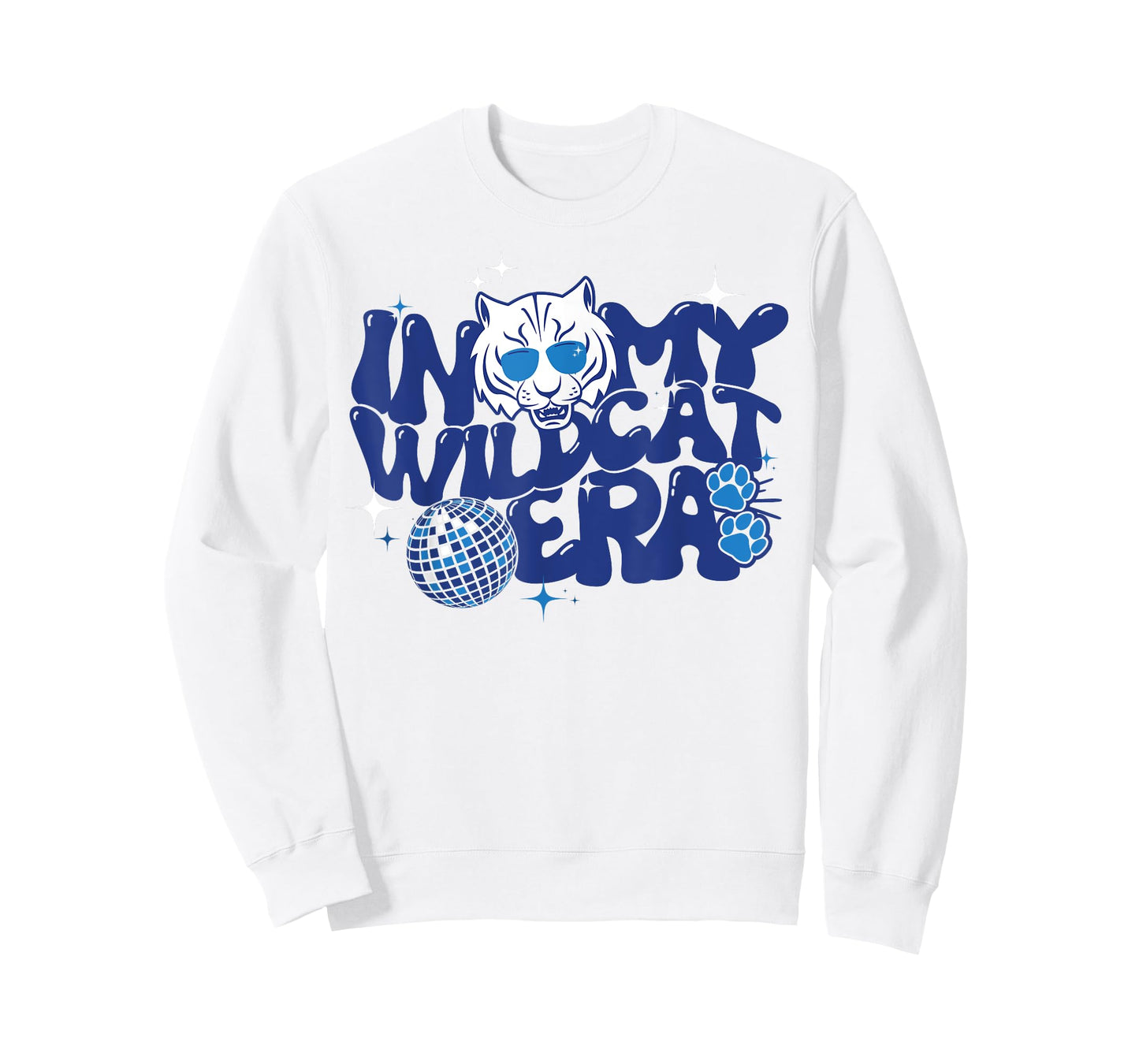 In My Wildcat Era Groovy School Spirit Mascot T-Shirt