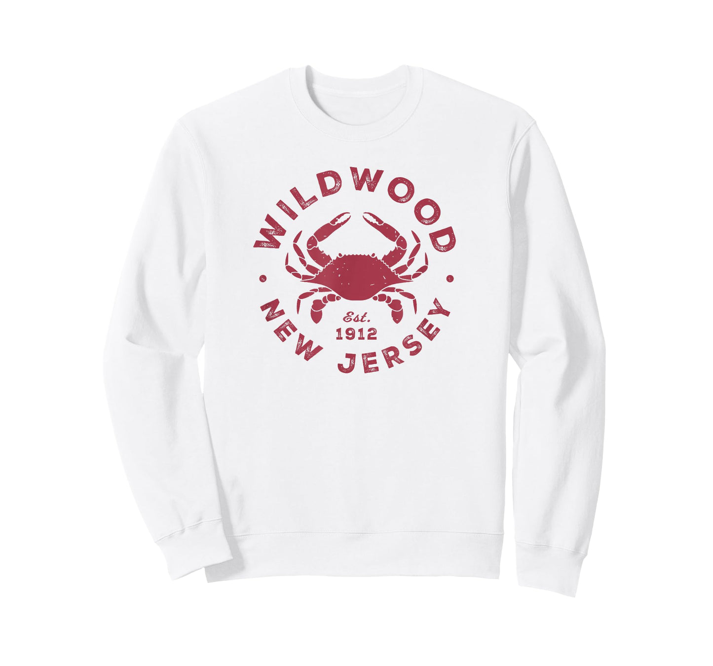 Vintage Wildwood New Jersey Atlantic Crab Beach Souvenir T-Shirt