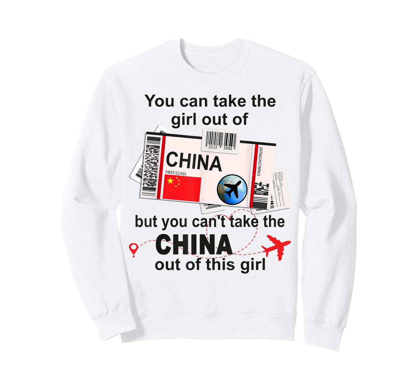 China Girl - China Boarding Pass - China T-Shirt
