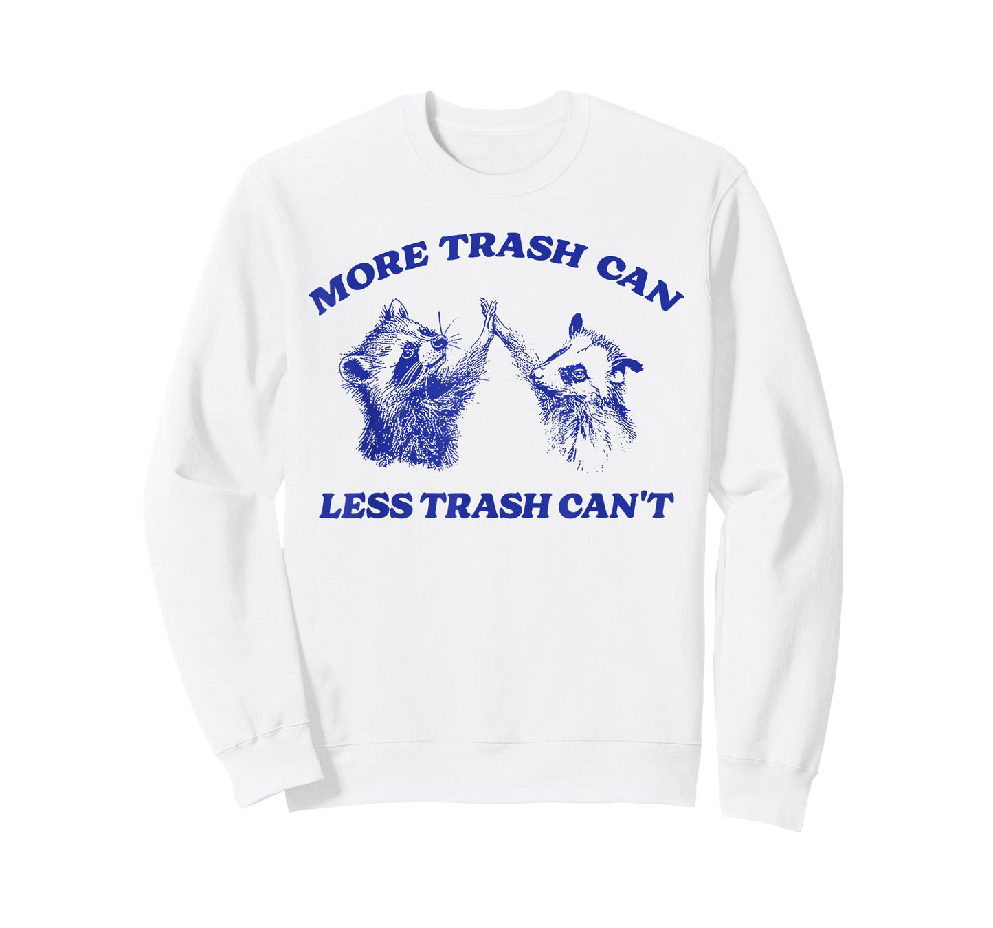 More Trash Can Less Trash Can't Funny Inspiration Raccoon T-Shirt