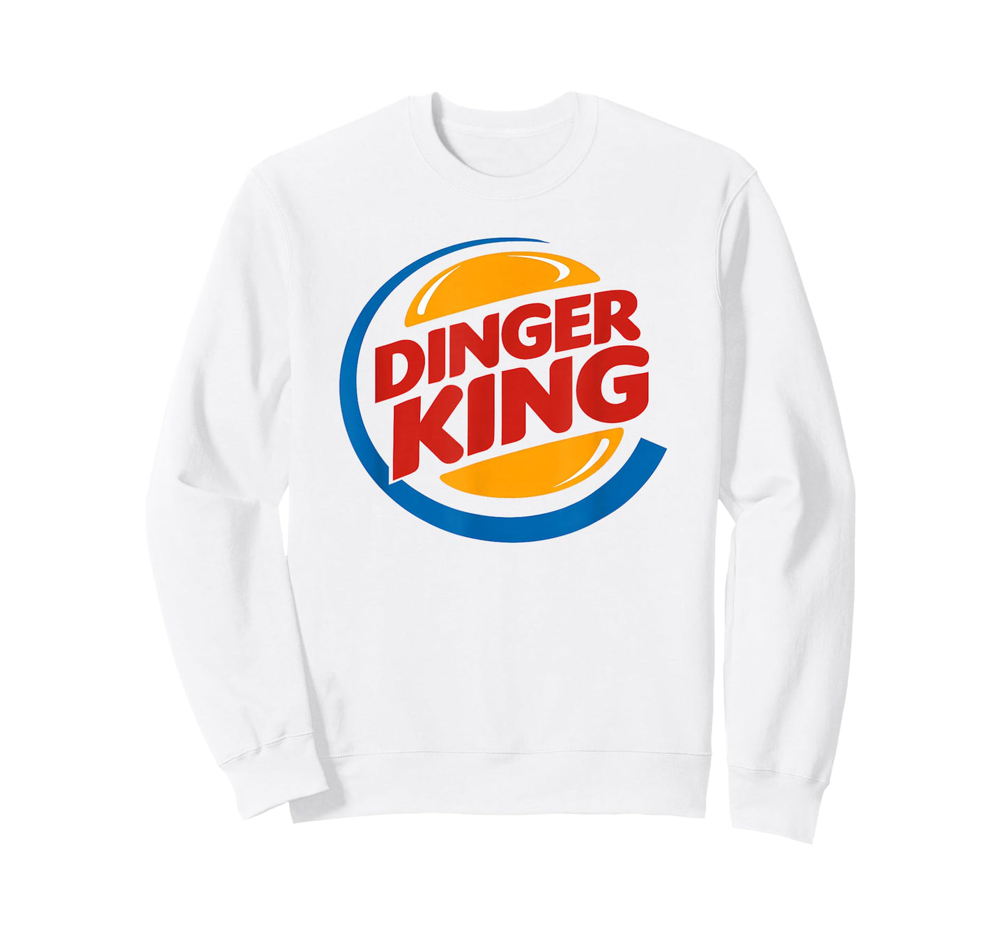 Baseball Dinger King Funny Logo for Home Run Players and Fan T-Shirt