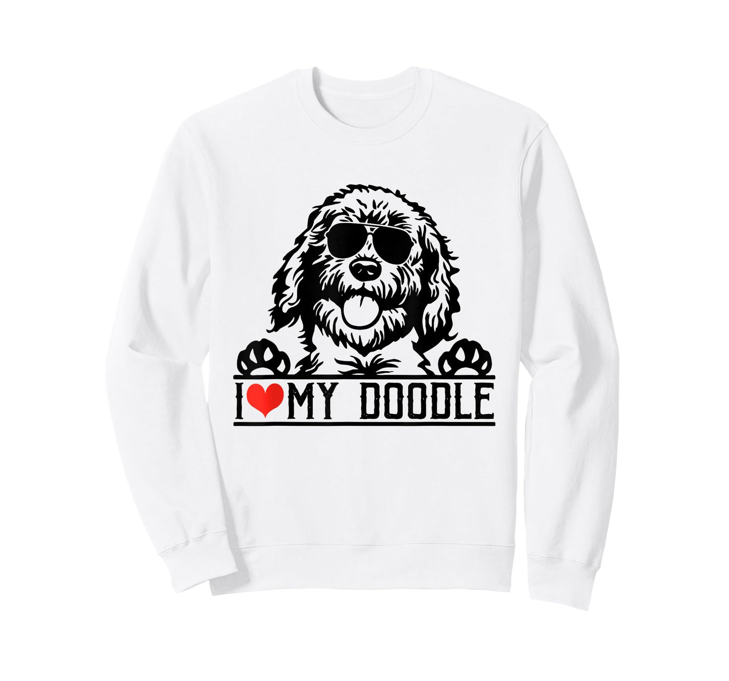 I Love My Doodle Goldendoodle Mom Labradoodle Dog Owner T-Shirt for Men Women Kids