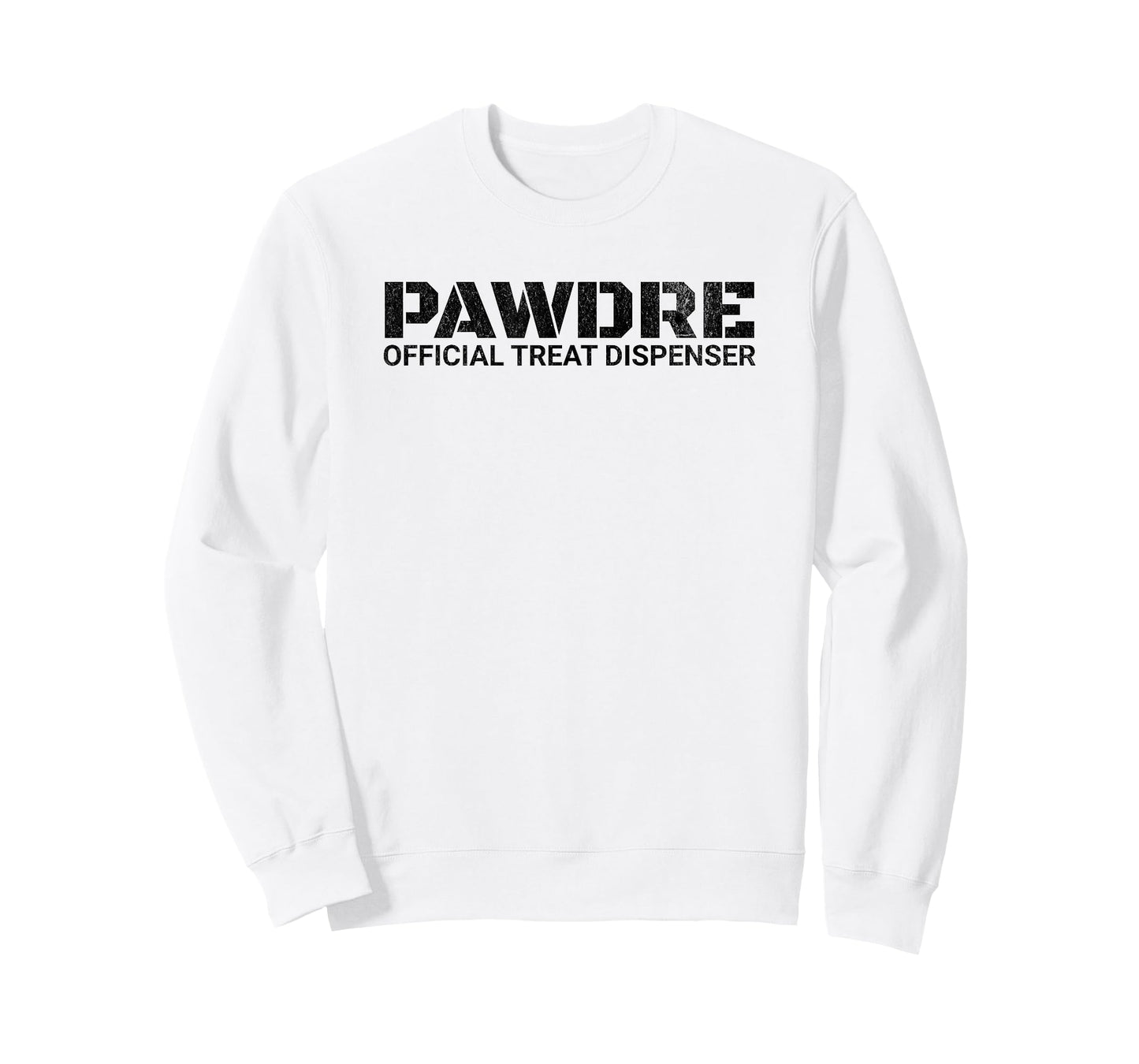 Funny PAWDRE Official Treat Dispenser, Cat and Dog Dad T-Shirt