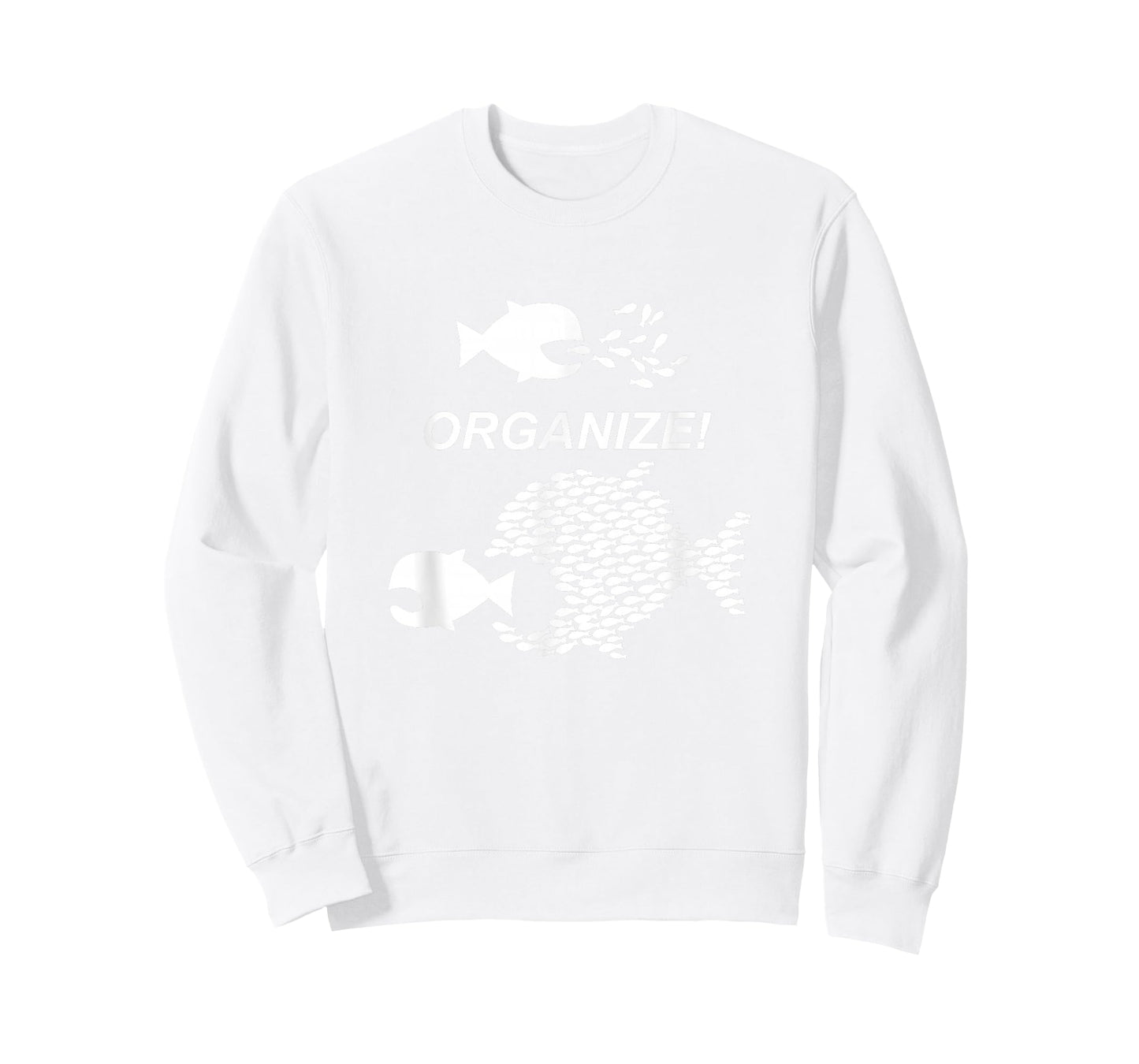 Big Fish Little Fish Pro Union Graphic Tshirt Shirt Organize T-Shirt