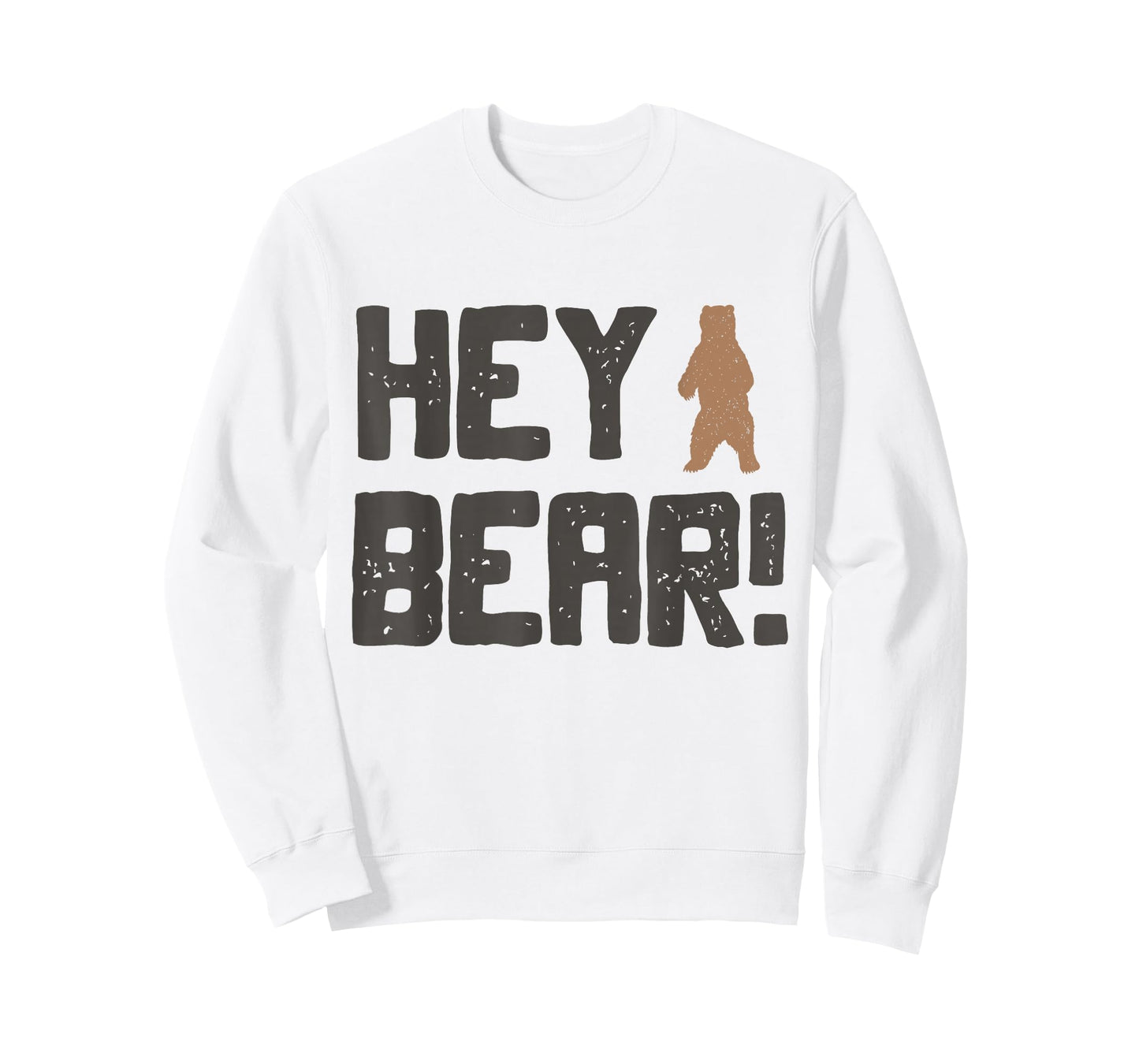 Hey Bear! Funny Hiking Outdoors Black Grizzly Bear Survival T-Shirt