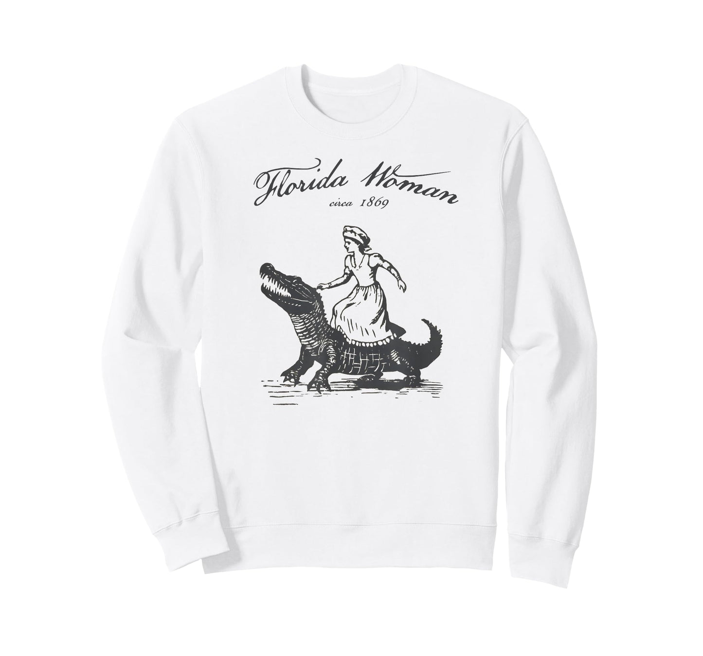 Florida Woman Funny Meme Alligator Croc T-Shirt