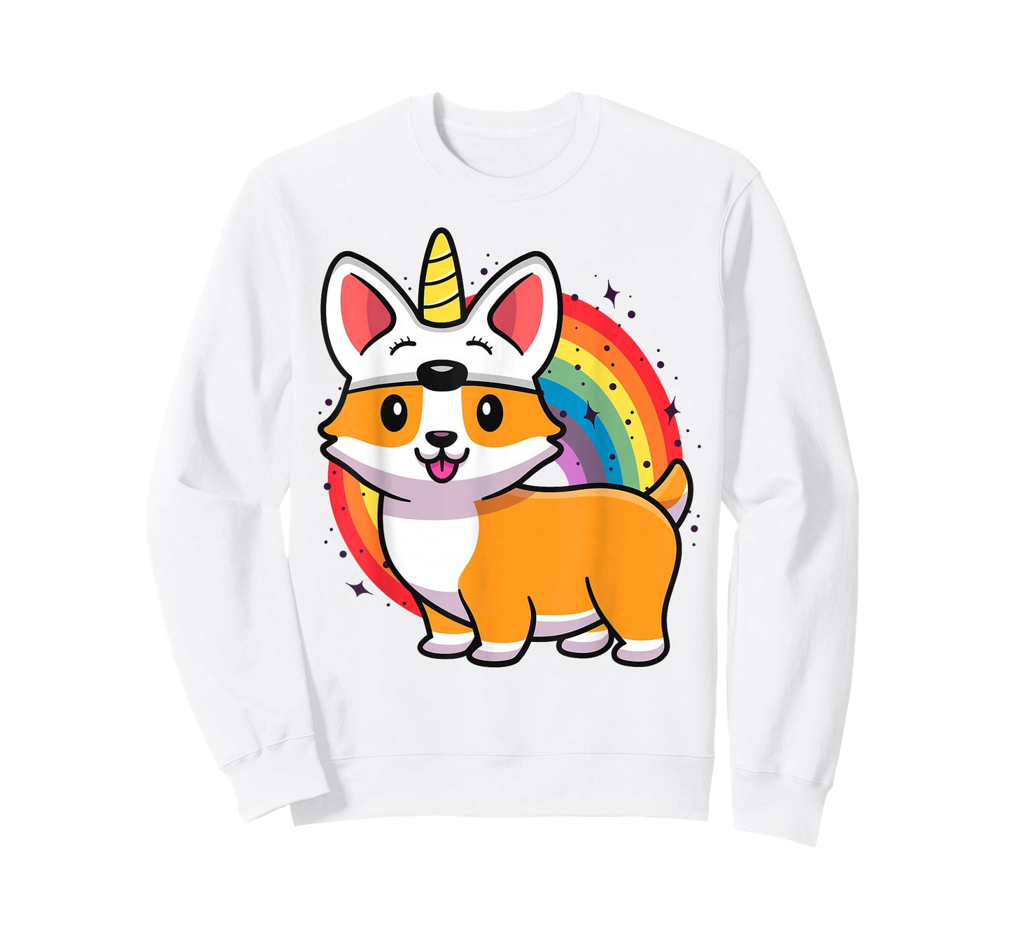 Corgicorn Unicorn Corgi for Kids Funny Rainbow Corgi T-Shirt