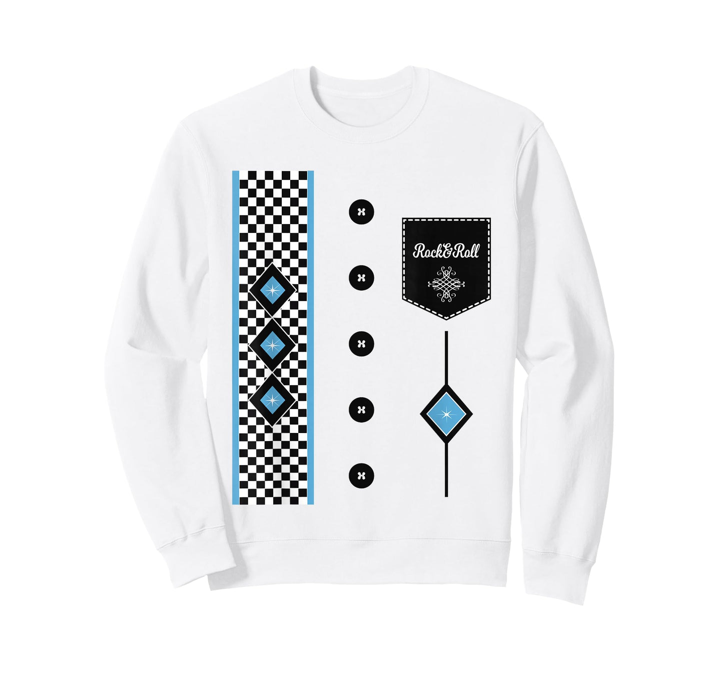 1950s Sock Hop Costume Retro 50s Rockabilly Bowling T-Shirt
