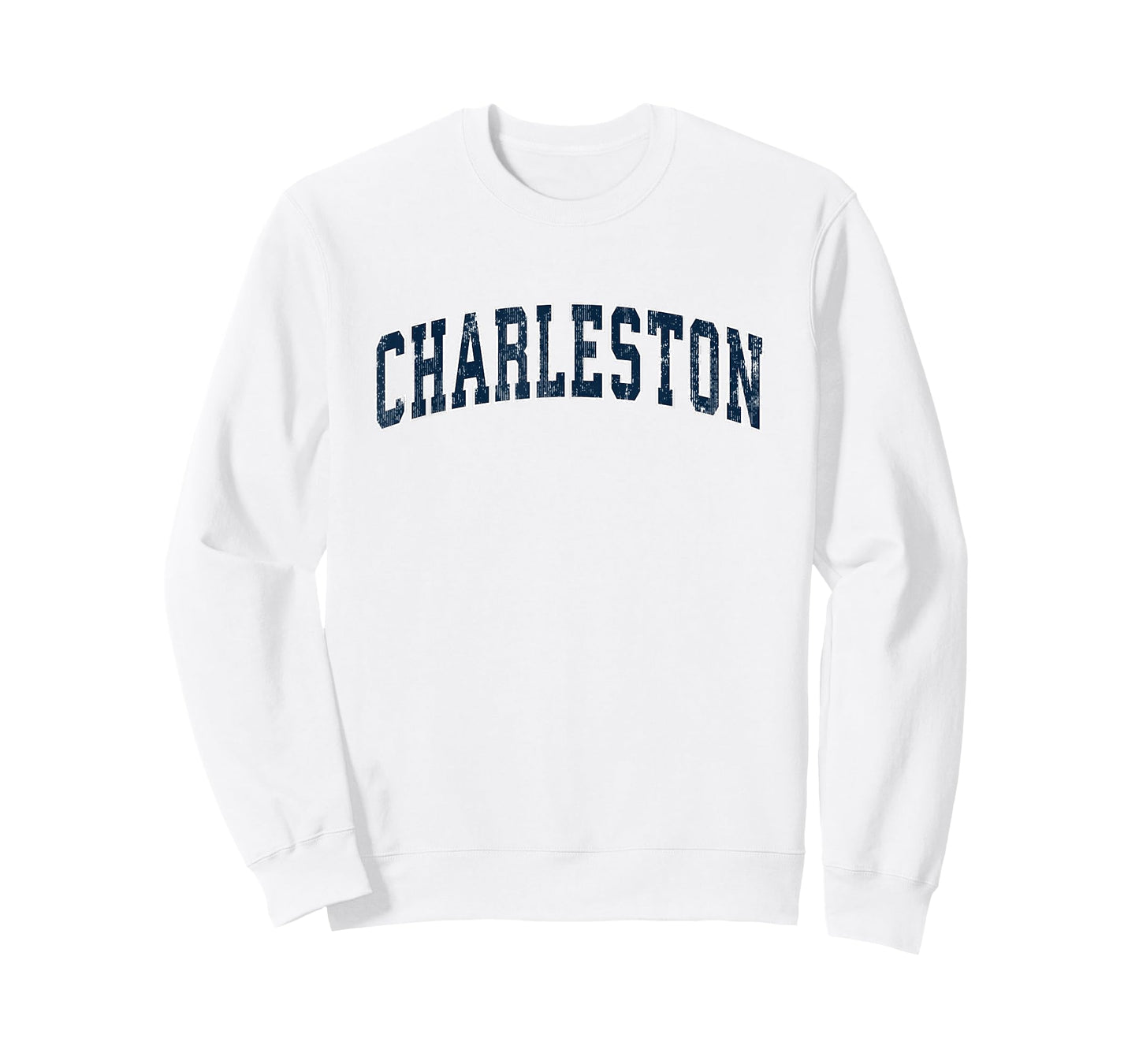 Charleston South Carolina SC Vintage Sports Design Navy Desi T-Shirt