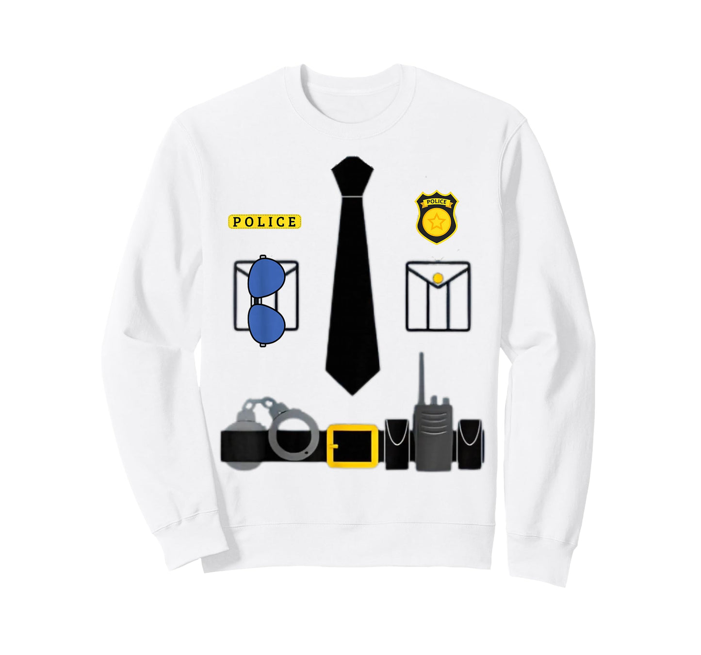 Halloween Policeman Costume Halloween Police Officer Costume T-Shirt