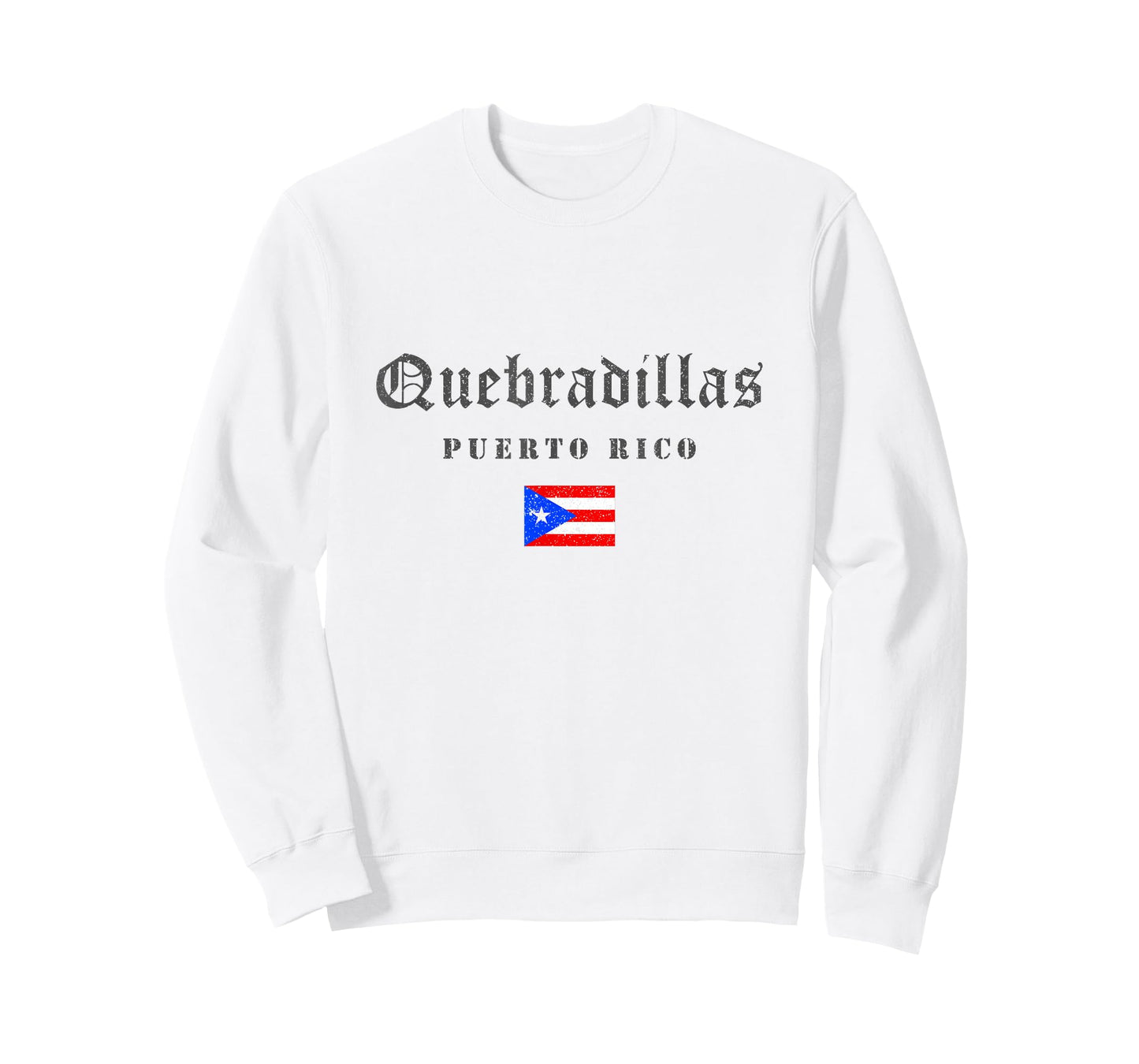 Vintage Quebradillas Puerto Rico Flag Pride Home Root Travel T-Shirt