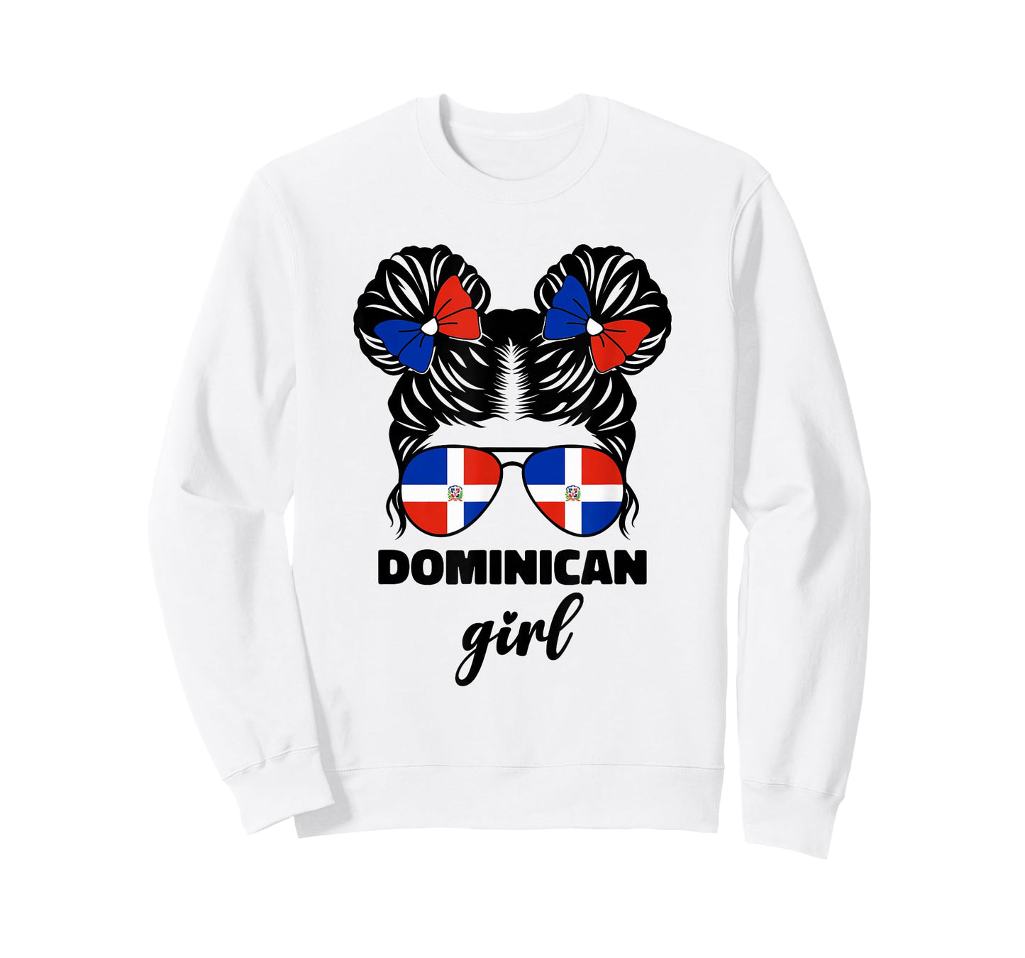 Dominican Girl Baby Kids Youth Republic Dominicana Flag T-Shirt