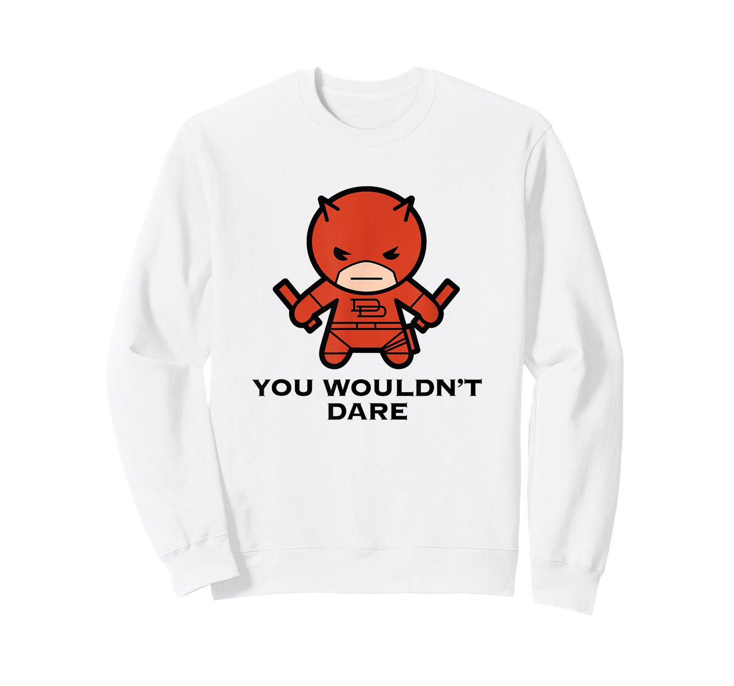 Marvel Kawaii You Wouldn't Dare Chibi Daredevil Portrait T-Shirt