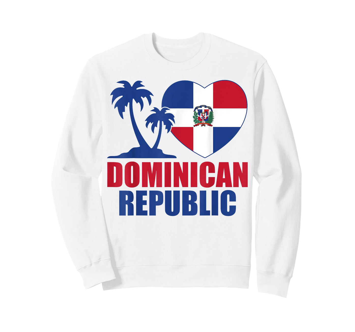 Dominican Republic Flag Independence Men Women Kids I Love T-Shirt