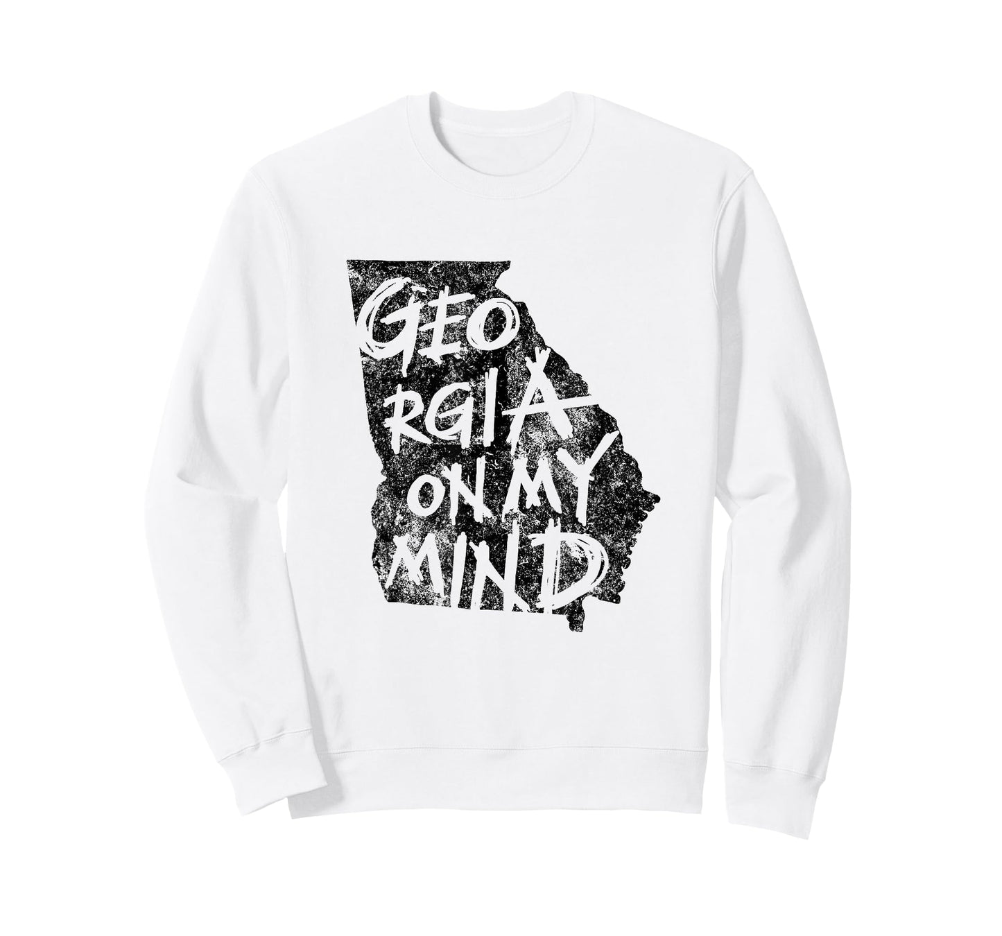 Georgia On My Mind Atlanta Peach State Art T Shirt T-Shirt