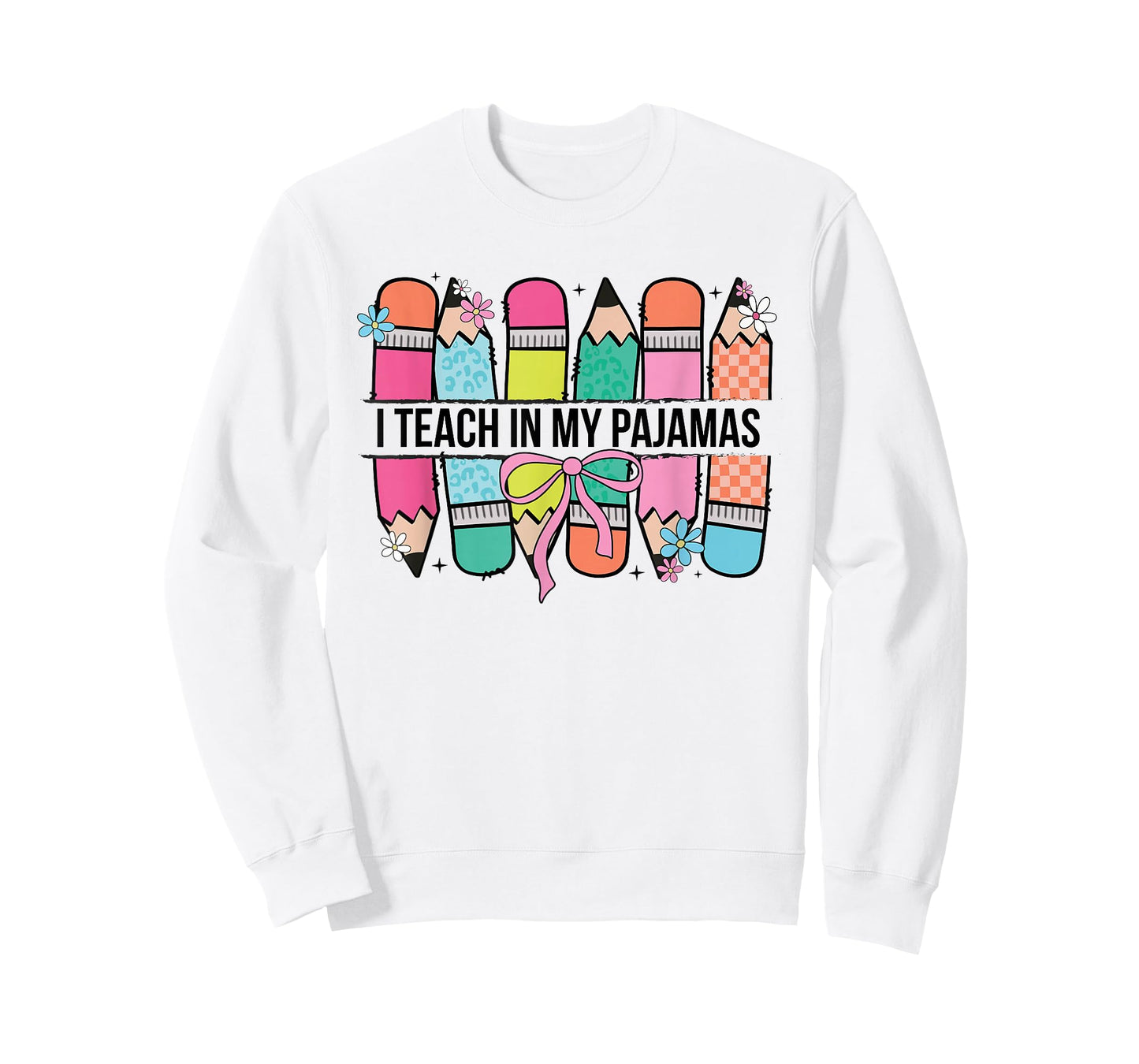 I Teach in My Pajamas Homeschool Mama Homeschooling Mom T-Shirt