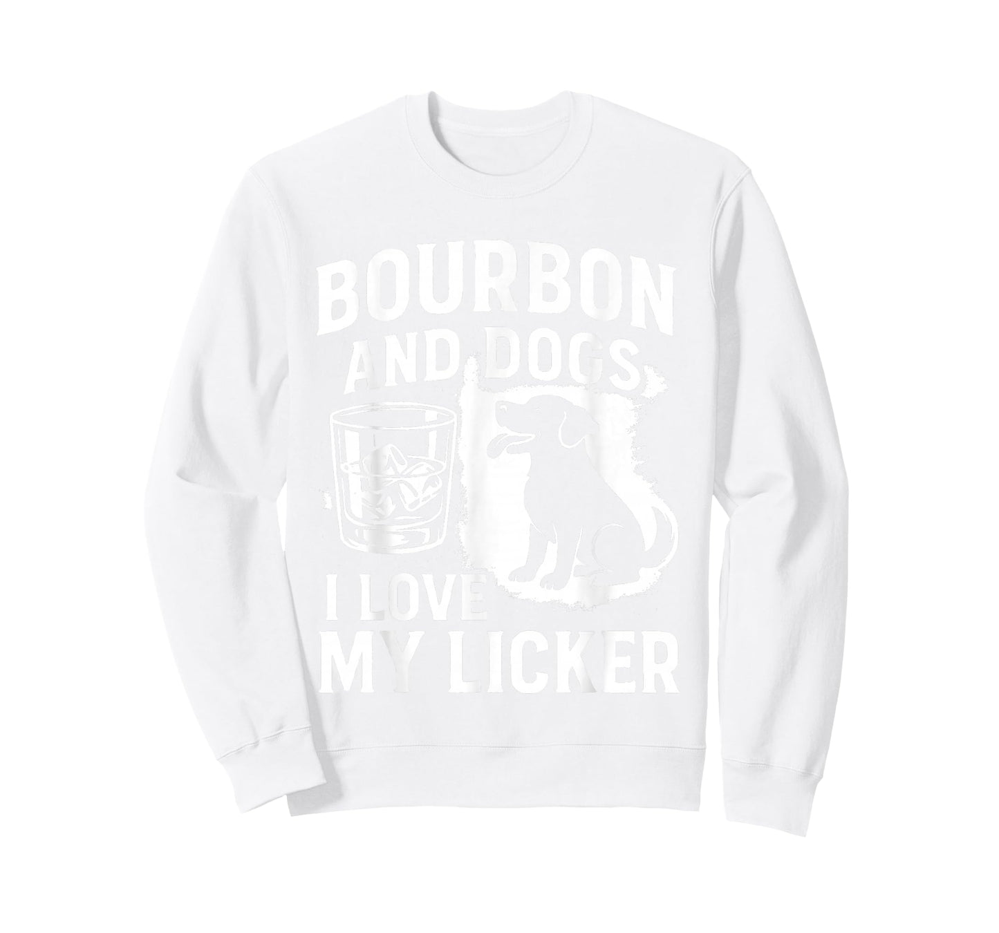 Bourbon and Dogs Funny Drinking Humor I Love My Licker Pet T-Shirt