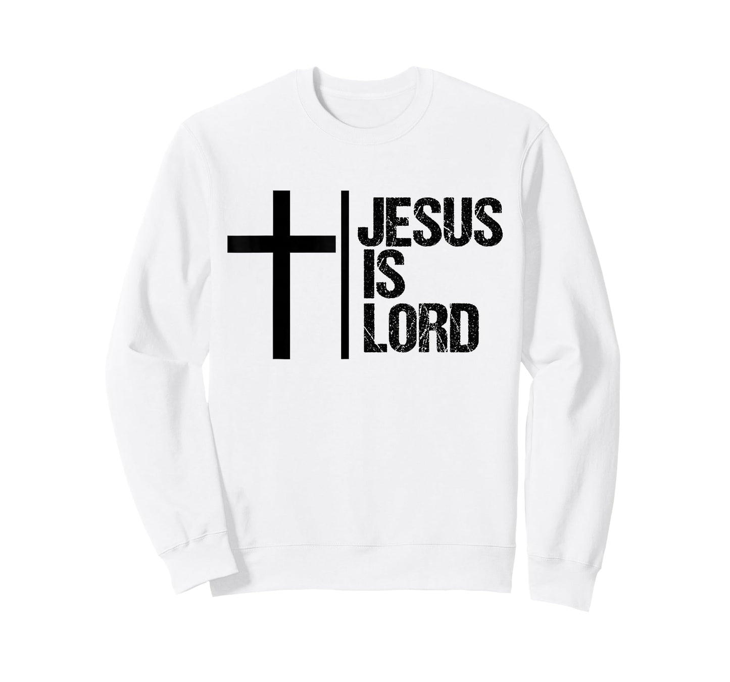 Jesus is Lord T-Shirt Cross Faith Christian Bible God Holy T-Shirt