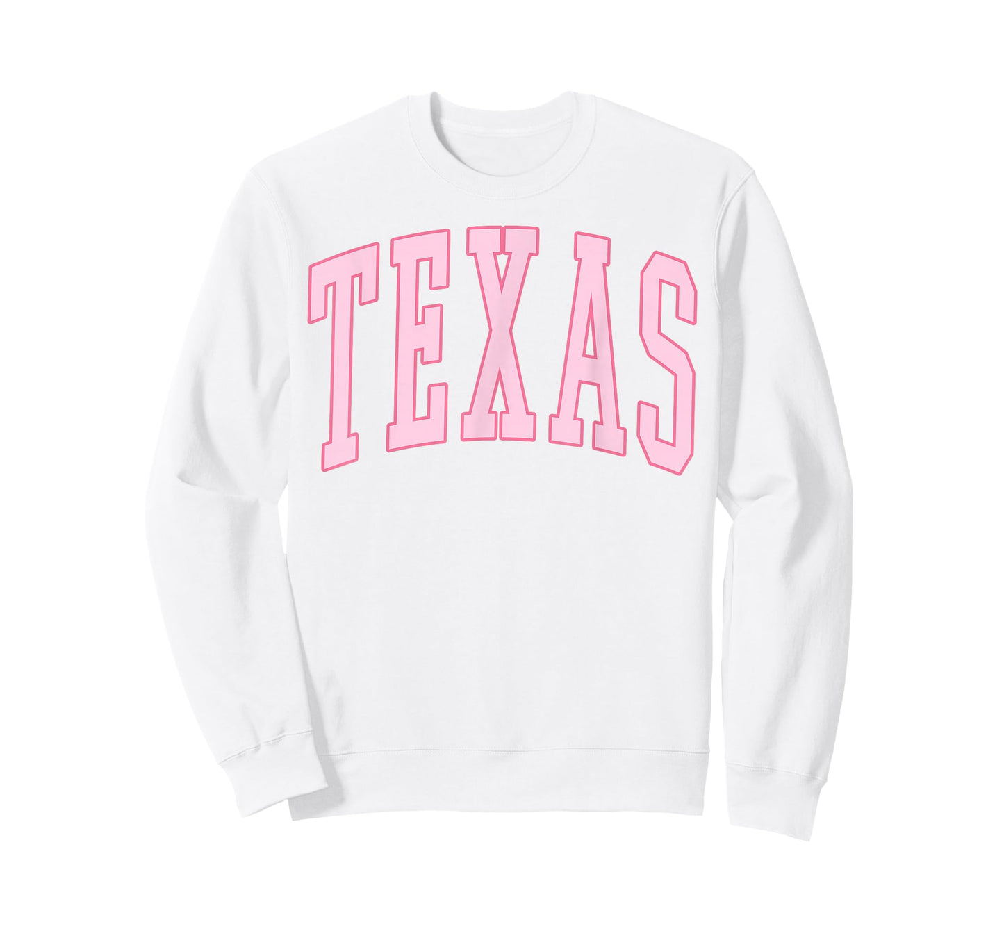 Texas Vintage Preppy Varsity Pink Sports T-Shirt