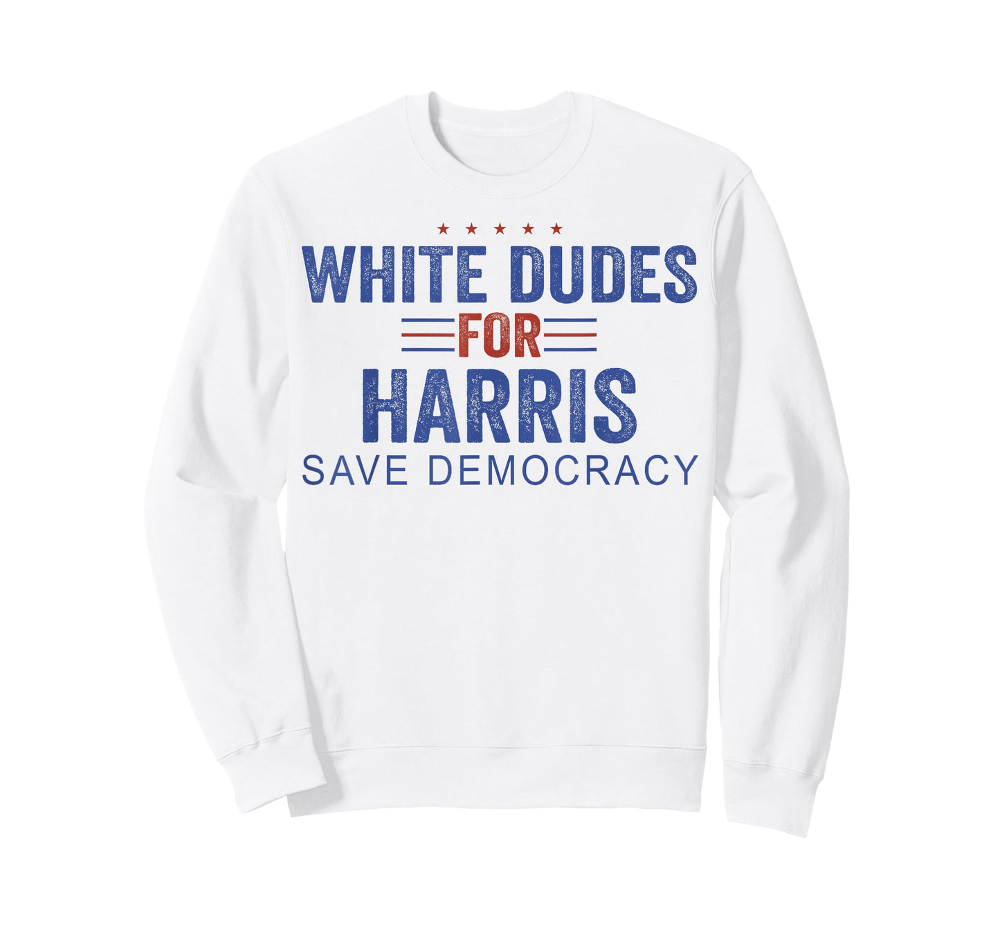 White Dudes for Harris Save Democracy T-Shirt