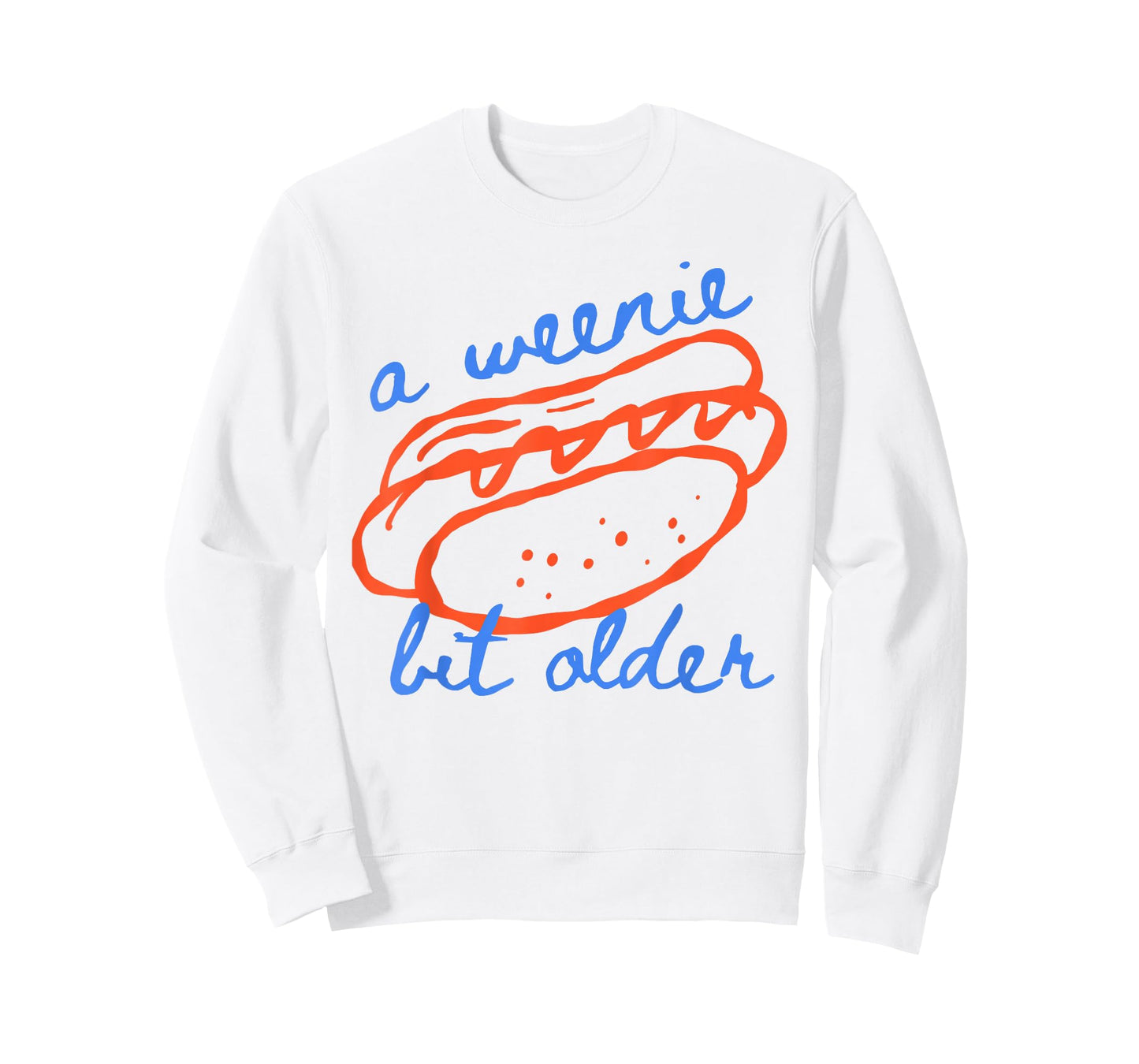 A Weenie Bit Older Funny Hotdog Pun Birthday Design T-Shirt