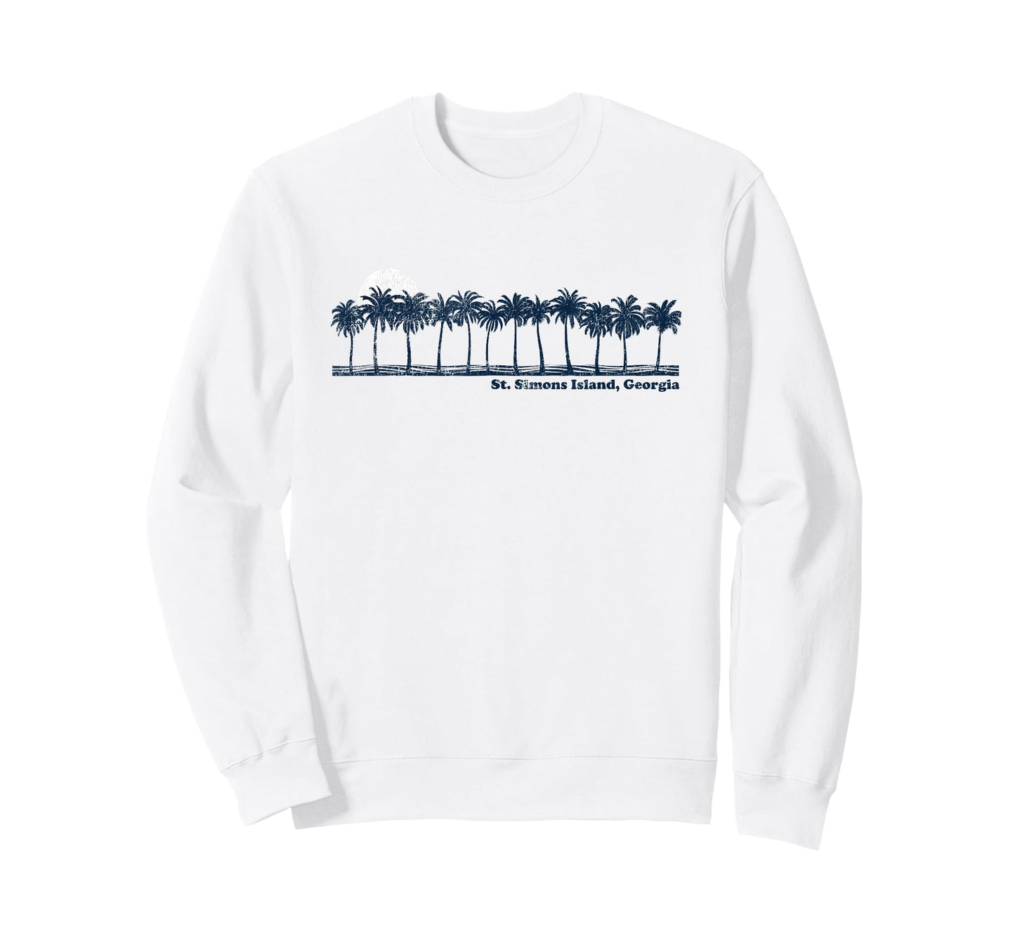 St. Simons Island Vintage 70s Retro Throwback Design T-Shirt