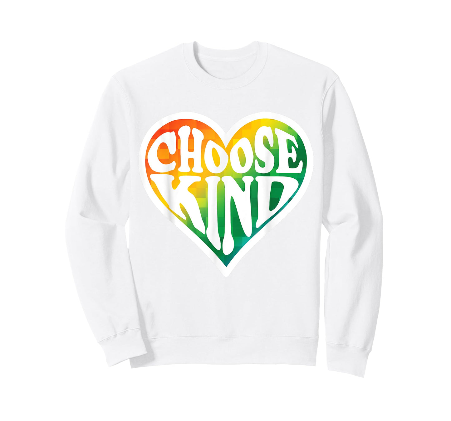 Rainbow Heart Teacher Choose Kind T-Shirt Gifts Women Kids T-Shirt